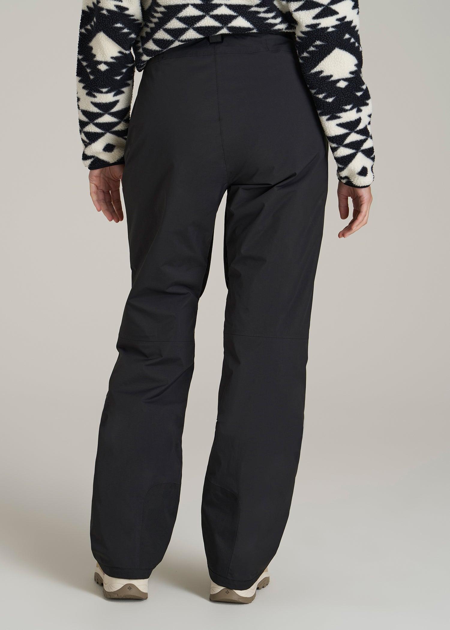 Snow Pants for Tall Women in Black Product Image