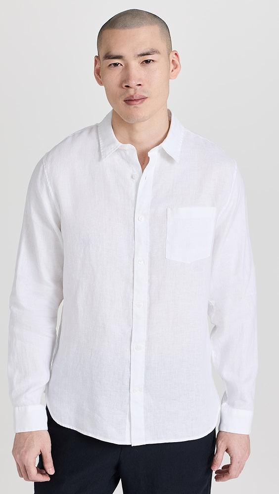 Vince Linen Shirt | Shopbop Product Image