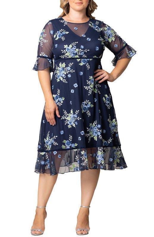 Wildflower Embroidered Dress - Plus Product Image