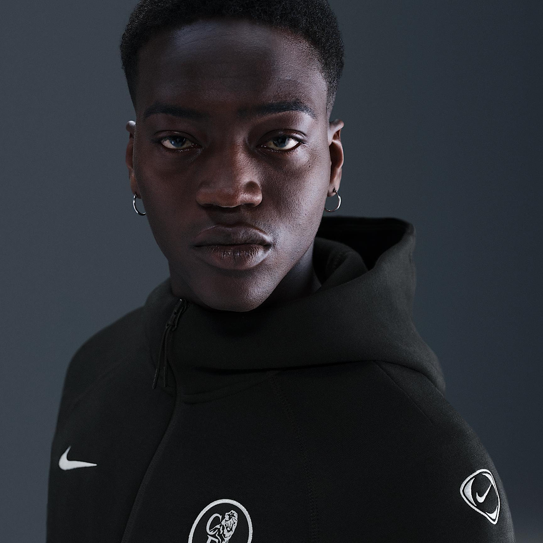 Chelsea FC Tech Windrunner Men's Nike Total 90 Soccer Fleece Full-Zip Jacket Product Image
