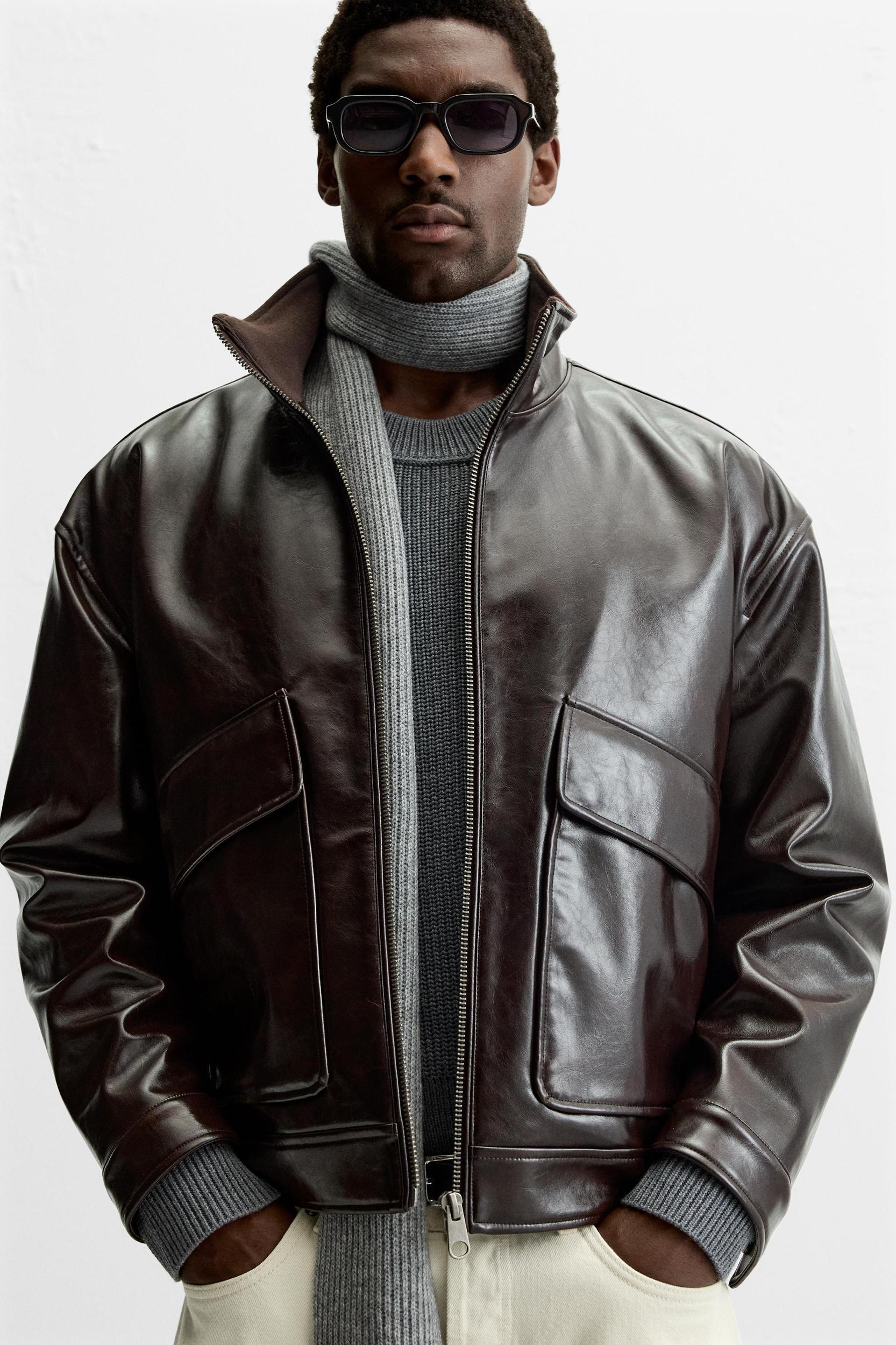 FAUX LEATHER JACKET Product Image