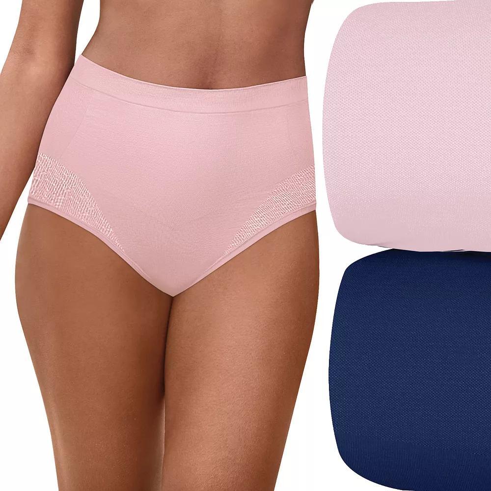 Bali Comfort Revolution 2-Pack Firm Control Brief Panty Set 0048, Women's, Size: XL, Light Beige Pack Product Image