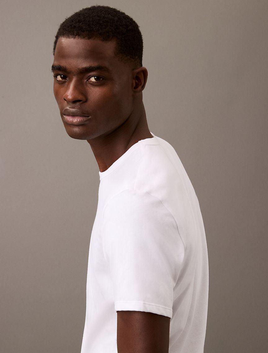 Cotton Stretch Blend 3-Pack Crewneck Sleep T-Shirt Product Image