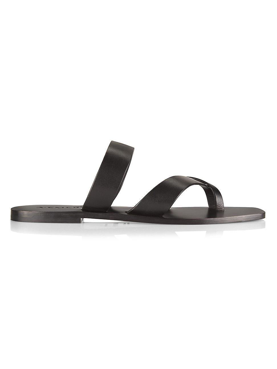 Womens Carter Leather Slip-On Sandals Product Image