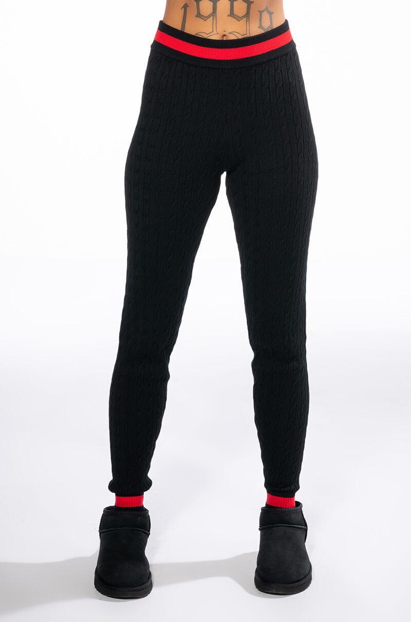 ONE LOVE STRIPE SWEATER LEGGING Product Image