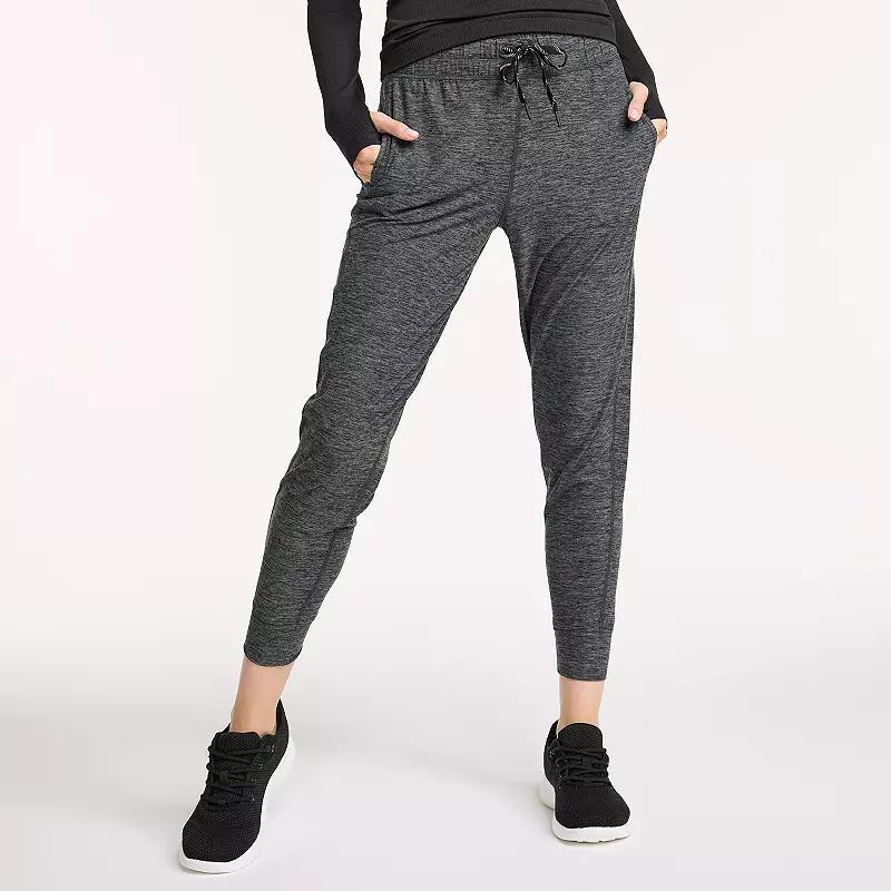 Women's FLX Wander Joggers, Size: XXL LONG, Black Grey Coal Product Image