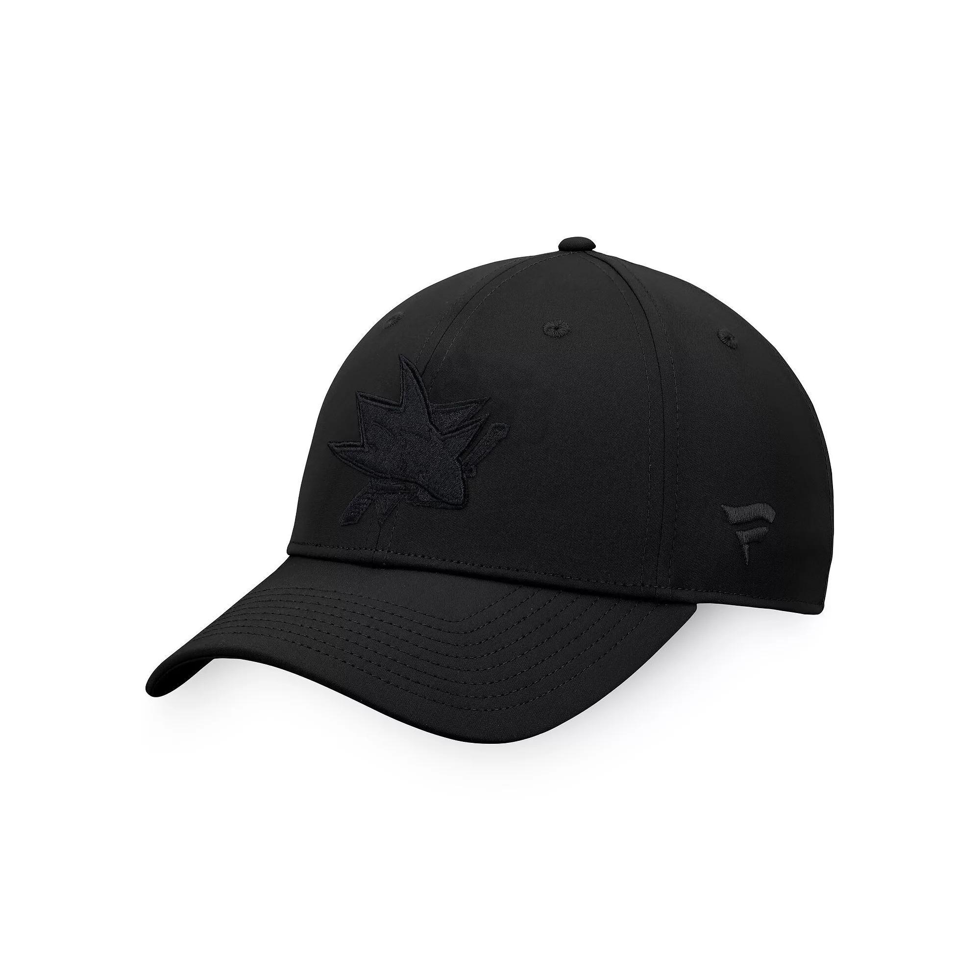 Men's Fanatics Black San Jose Sharks Authentic Pro Road Snapback Hat, Sks Black Product Image