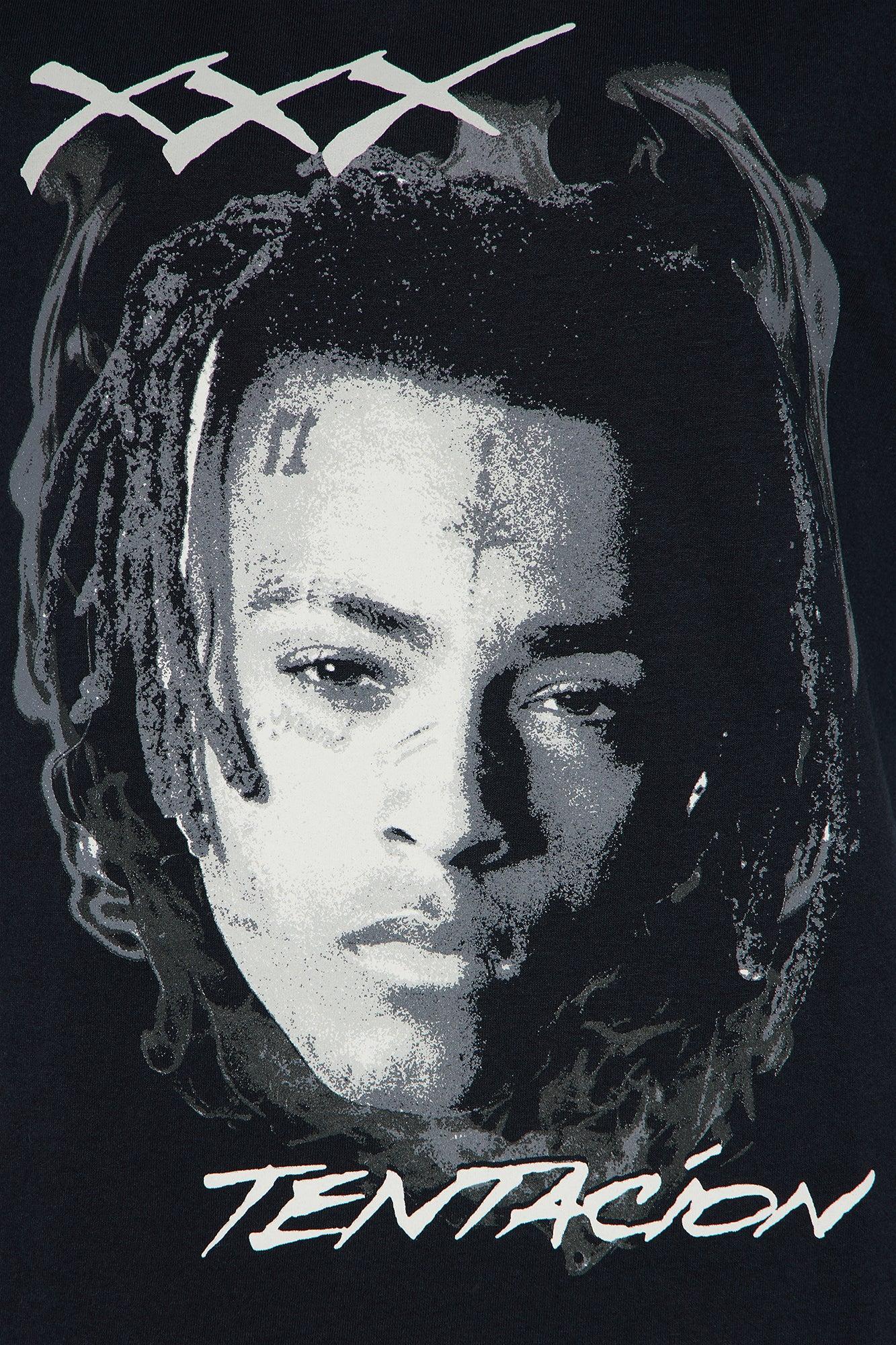 XXX TENTACION Only Oversized Tee - Black Product Image