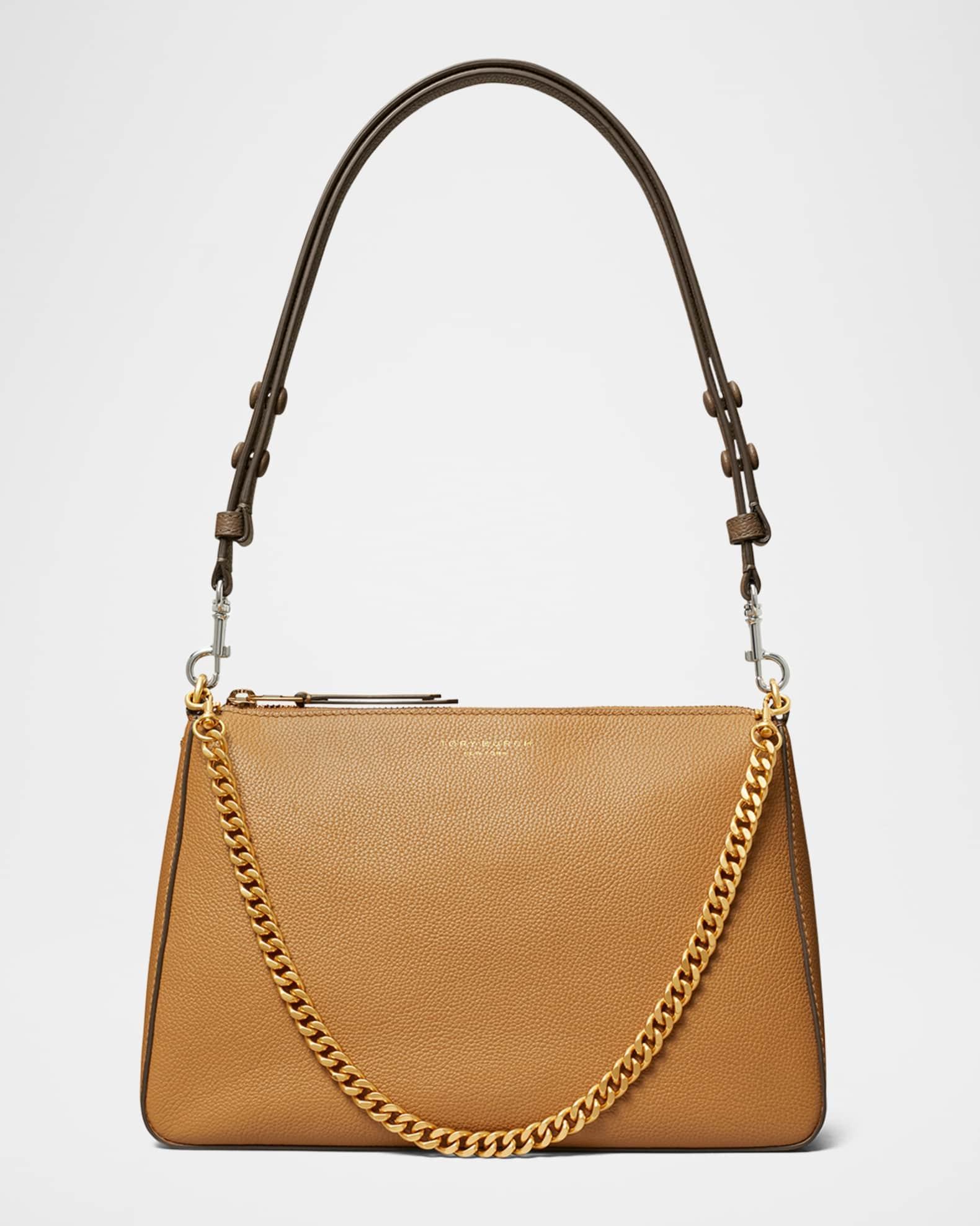 Perry Zip Leather Shoulder Bag Product Image