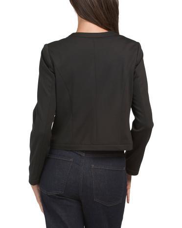 Ponte Ladylike Jacket for Women | Polyester/Spandex/Rayon Product Image