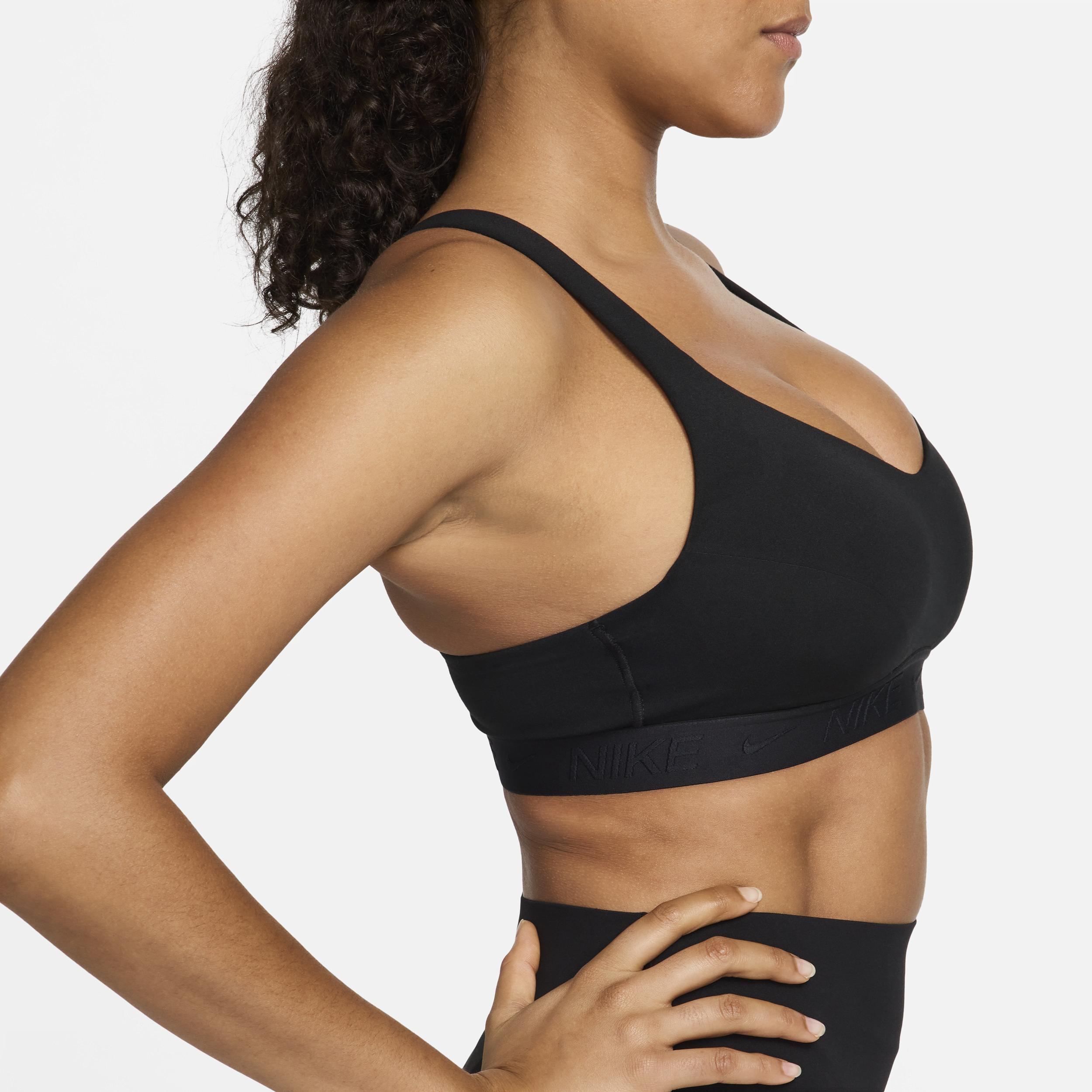 Women's Nike Indy High Support Padded Adjustable Sports Bra, Size: XL, Black Product Image