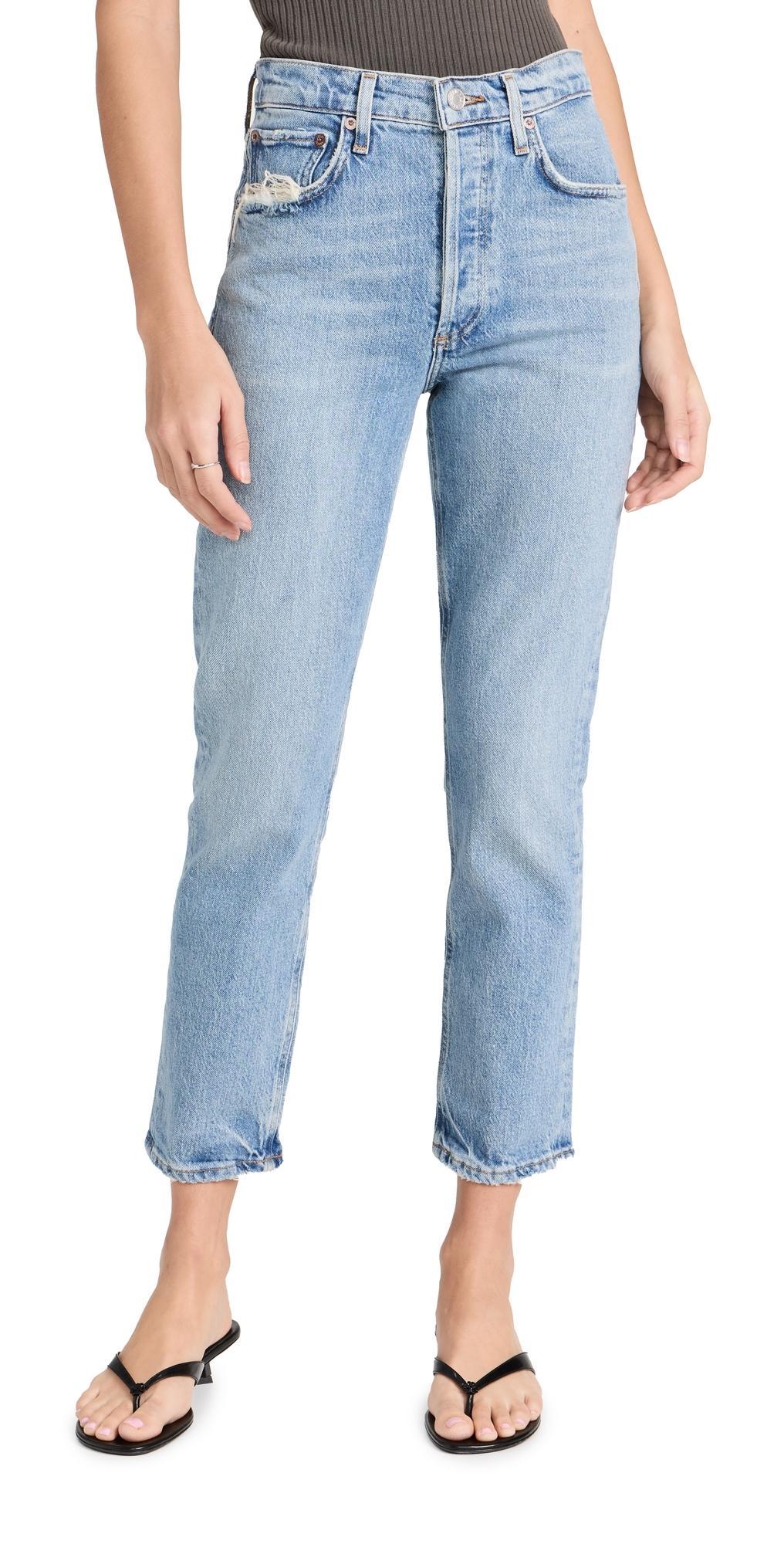 AGOLDE Riley Crop Jeans | Shopbop Product Image