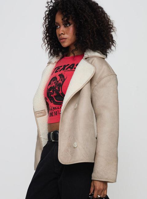 Baxley Jacket Beige Product Image