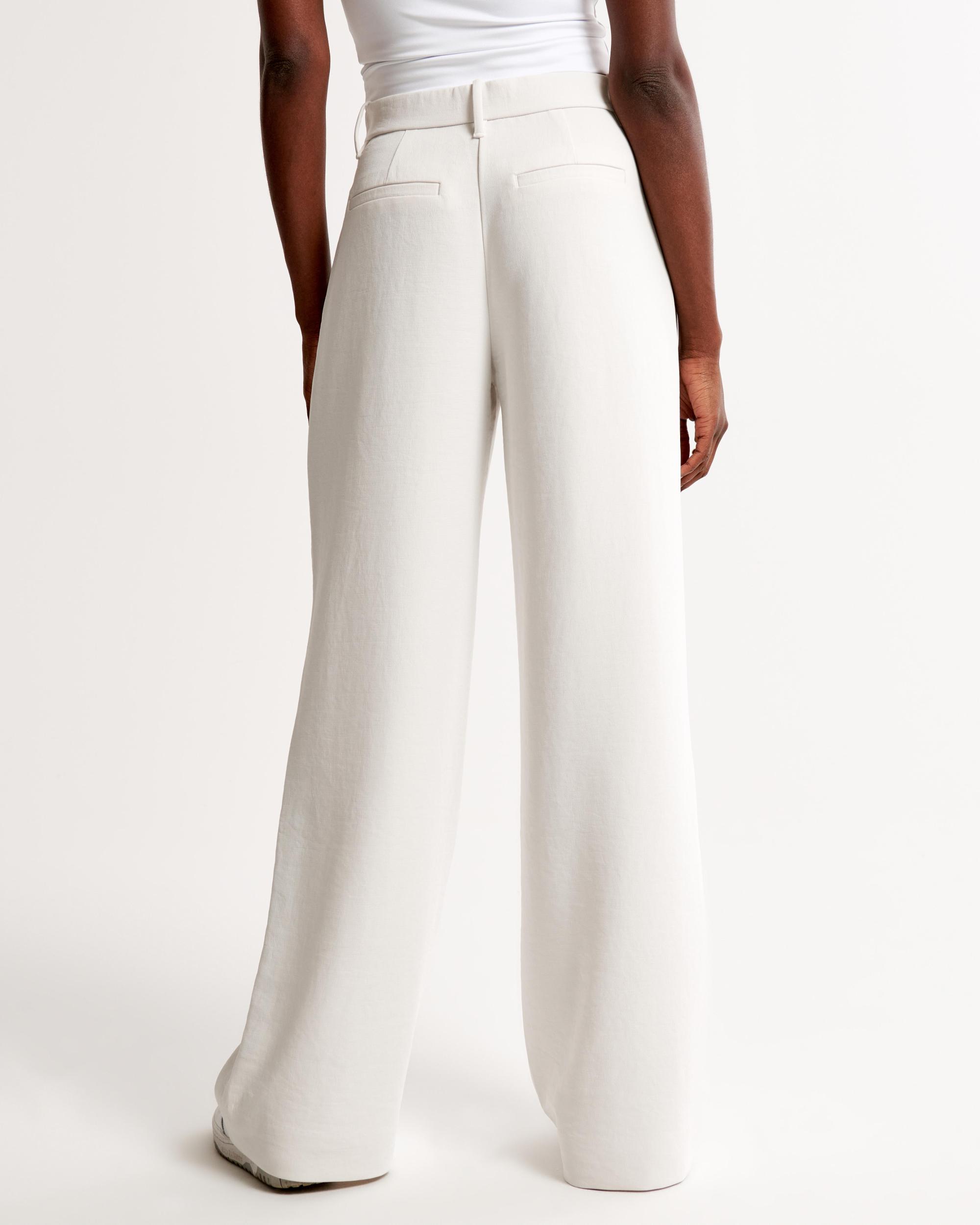 A&F Harper Tailored Premium Crepe Pant Product Image
