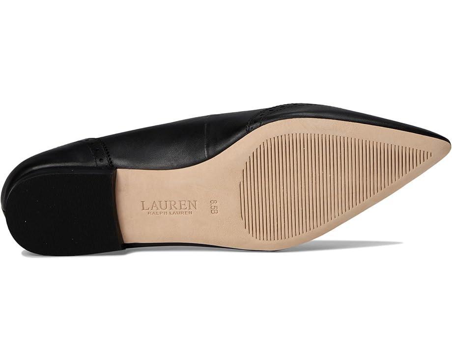 Double T Buckle Pointed Toe Flats Product Image