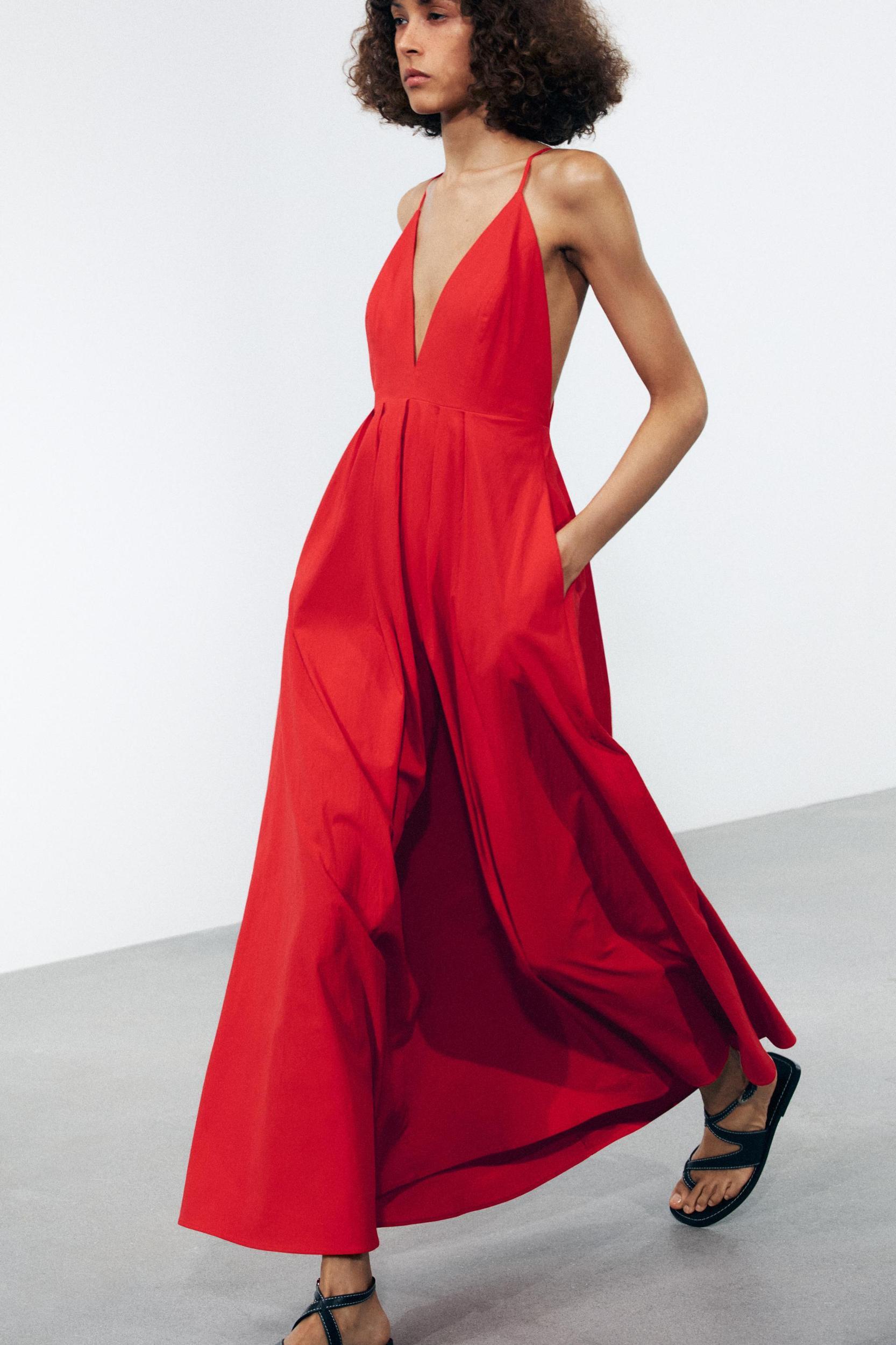 OPEN BACK DRESS ZW COLLECTION Product Image