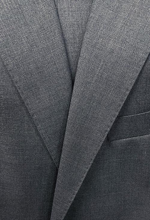 (Limited Sizes) 100% Virgin Wool Regular Fit Gray Suit Product Image