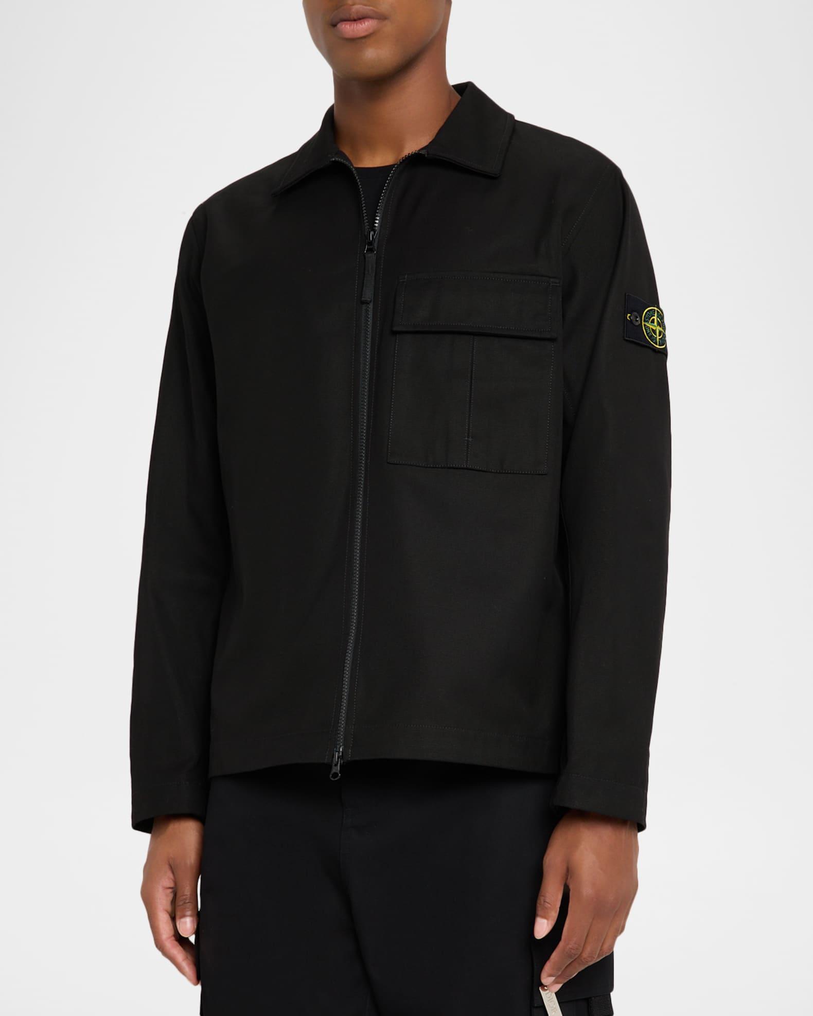 Men's Long Sleeve Single Pocket Overshirt Product Image