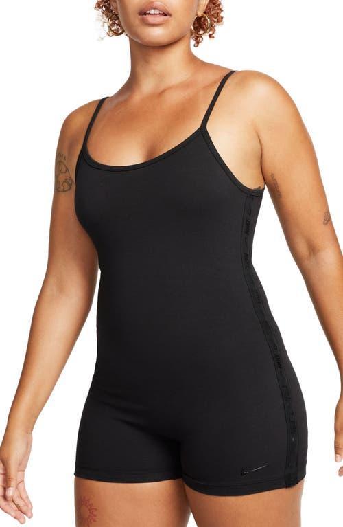 Nike Womens NSW Onepiece Tape Leggings - Black/Black Product Image