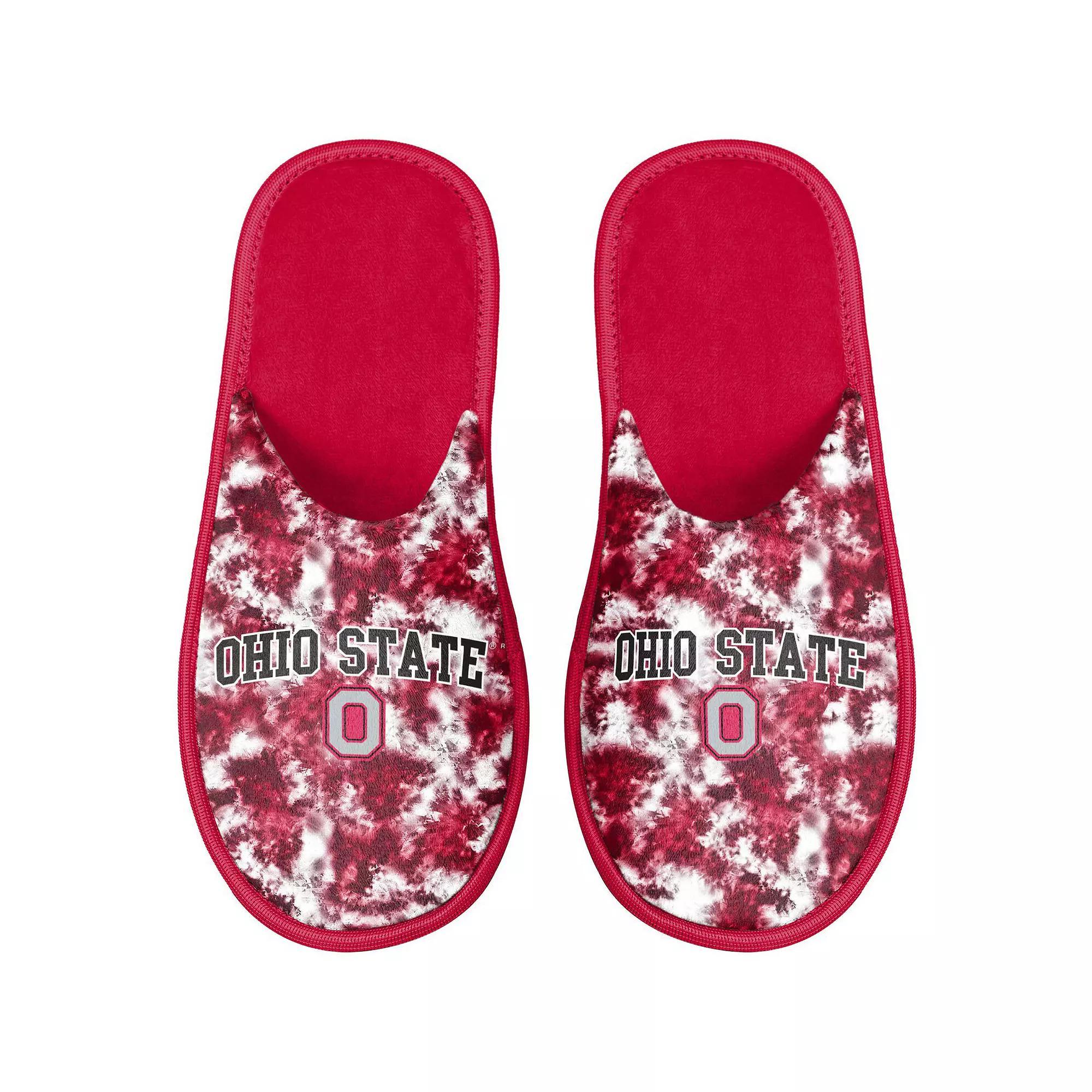 Womens FOCO Ohio State Buckeyes Iconic Logo Scuff Slippers Product Image