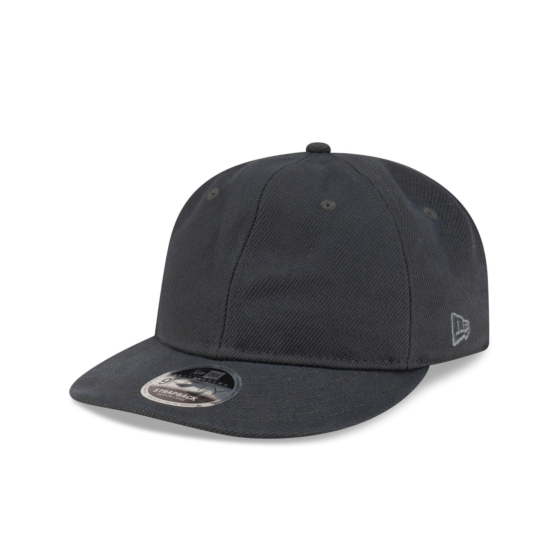 New Era Heavy Twill Dark Gray Retro Crown 9FIFTY Strapback Male Product Image