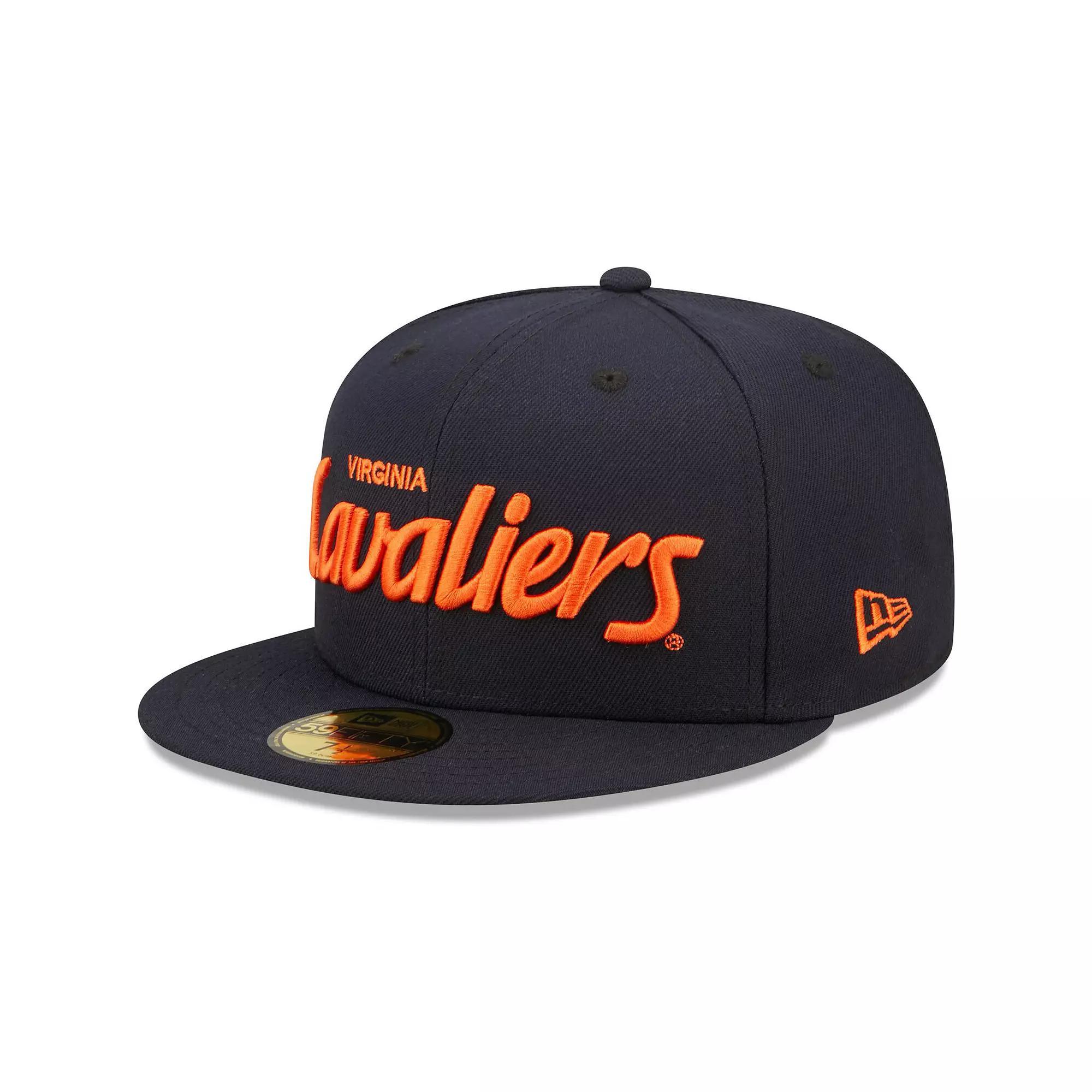 Men's New Era Navy Virginia Cavaliers Griswold 59FIFTY Fitted Hat, Size: 7 1/4, Blue Product Image