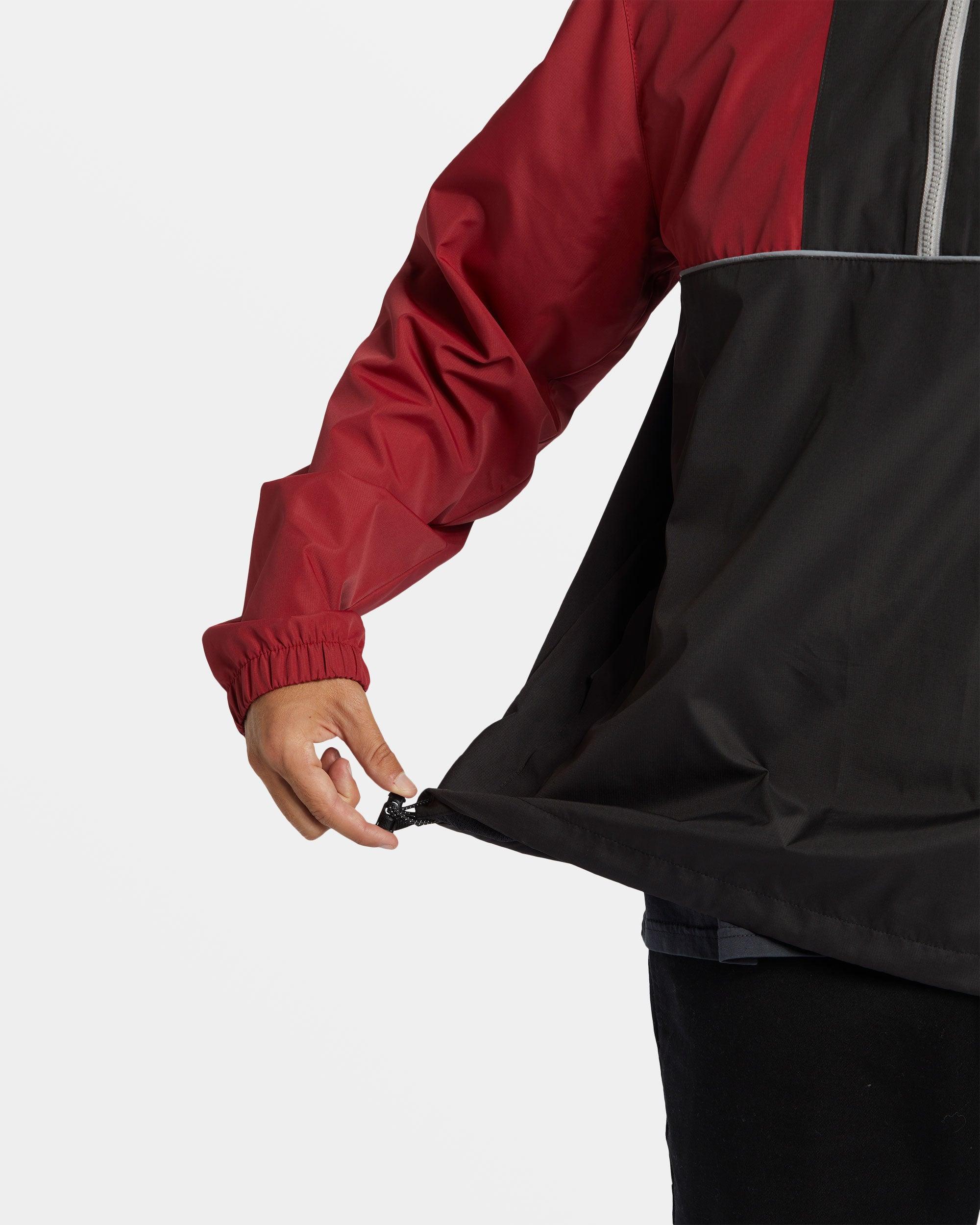 Spec 73 Windswell Half-Zip Windbreaker - Dusty Red Male Product Image