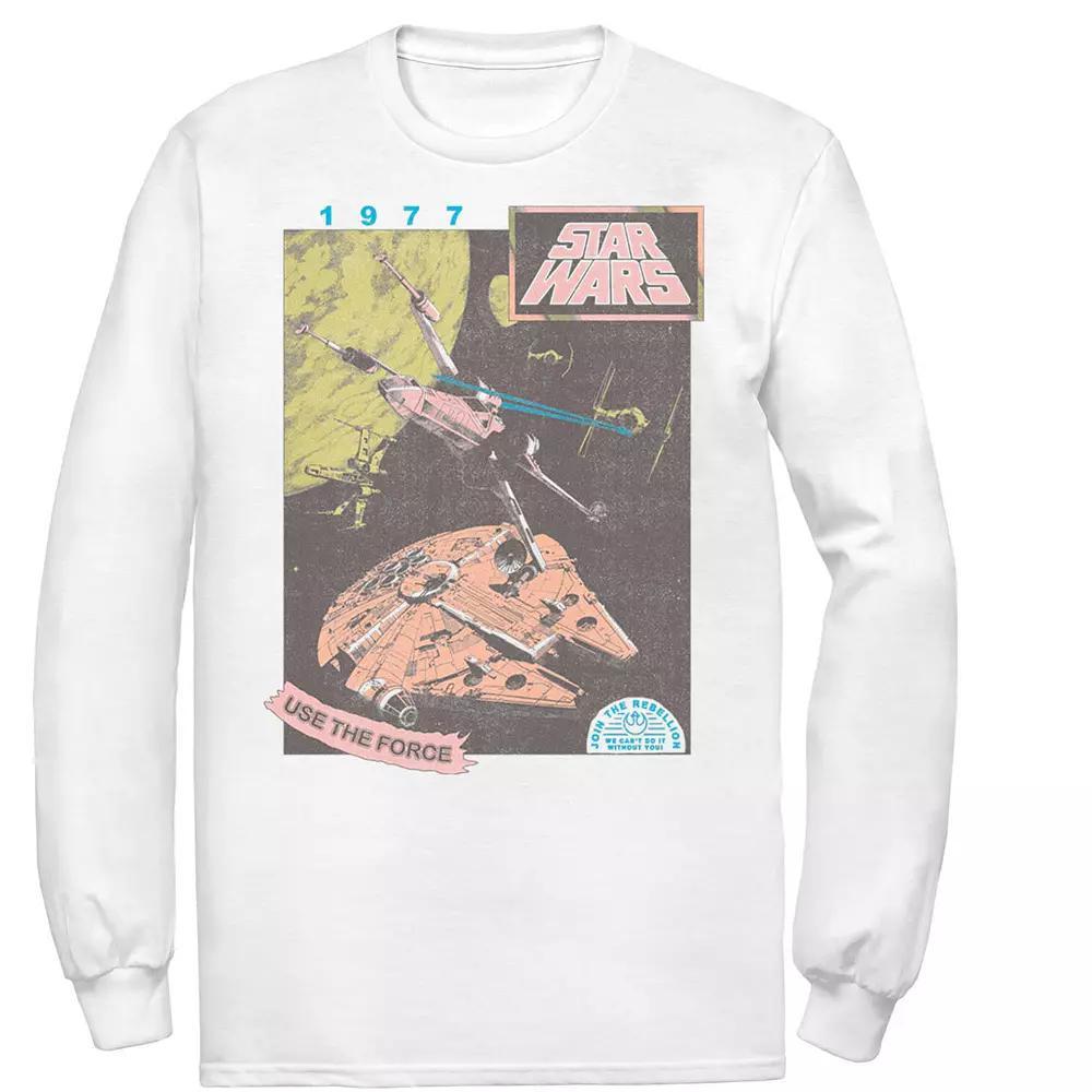 Men's Star Wars Join The Rebellion Tee, Size: 3XL, Athletic Grey Product Image