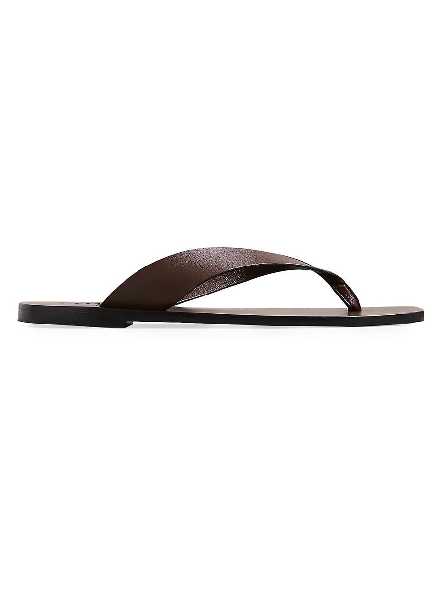Womens Kinto Leather Flip-Flops Product Image