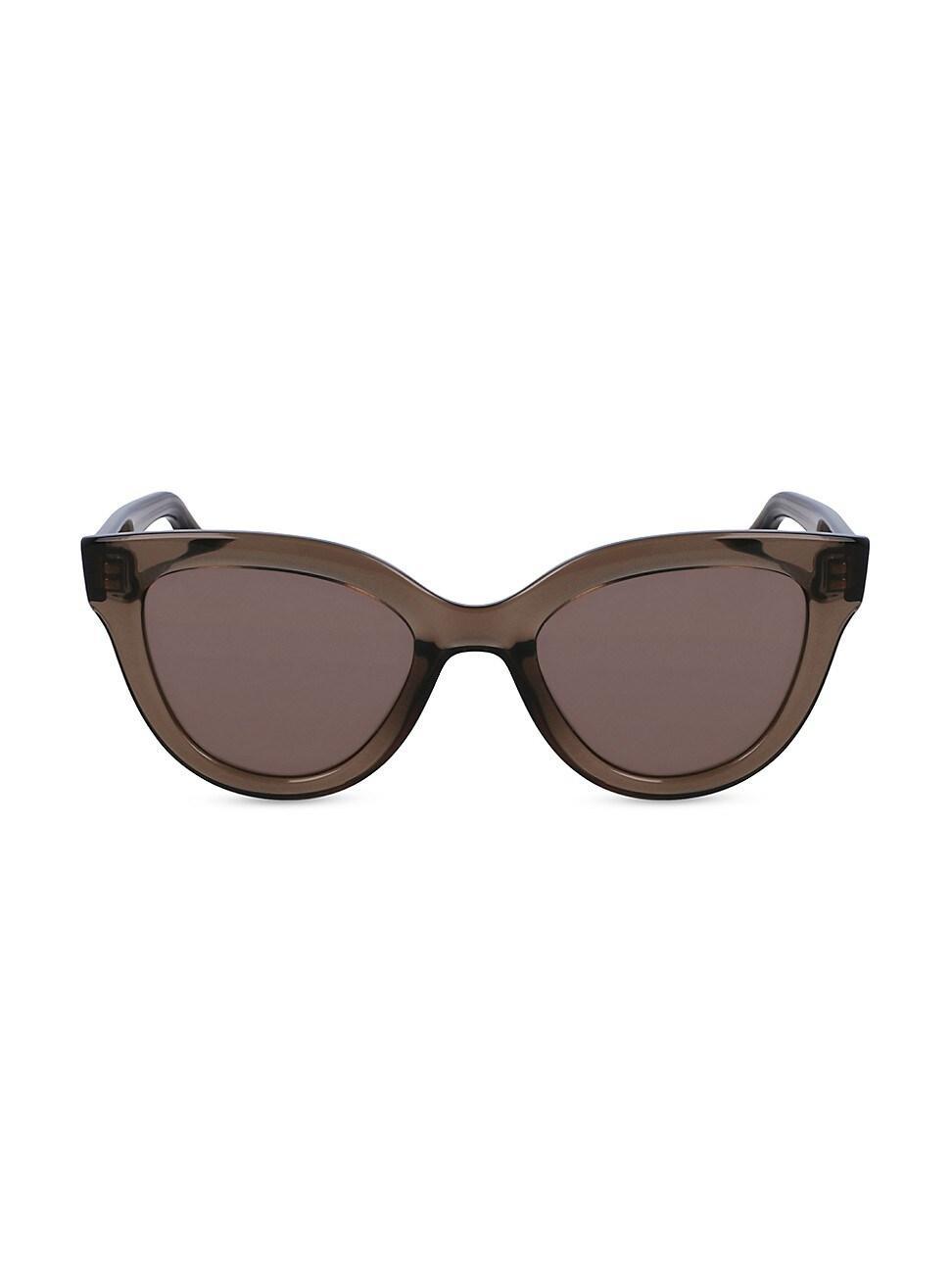 Monochrome Acetate Cat-Eye Sunglasses Product Image