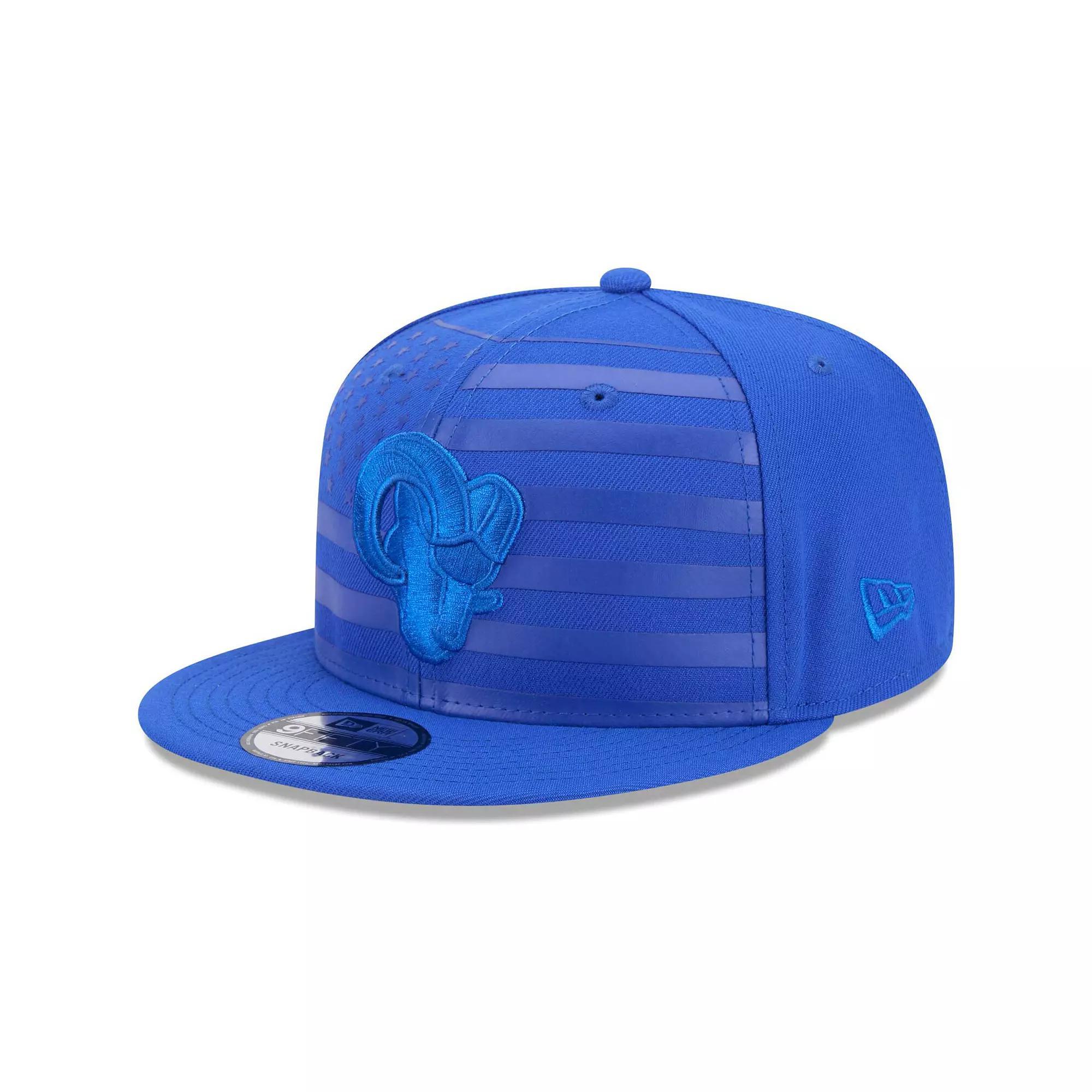 Mens New Era Royal Los Angeles Rams Independent 9FIFTY Snapback Hat Product Image