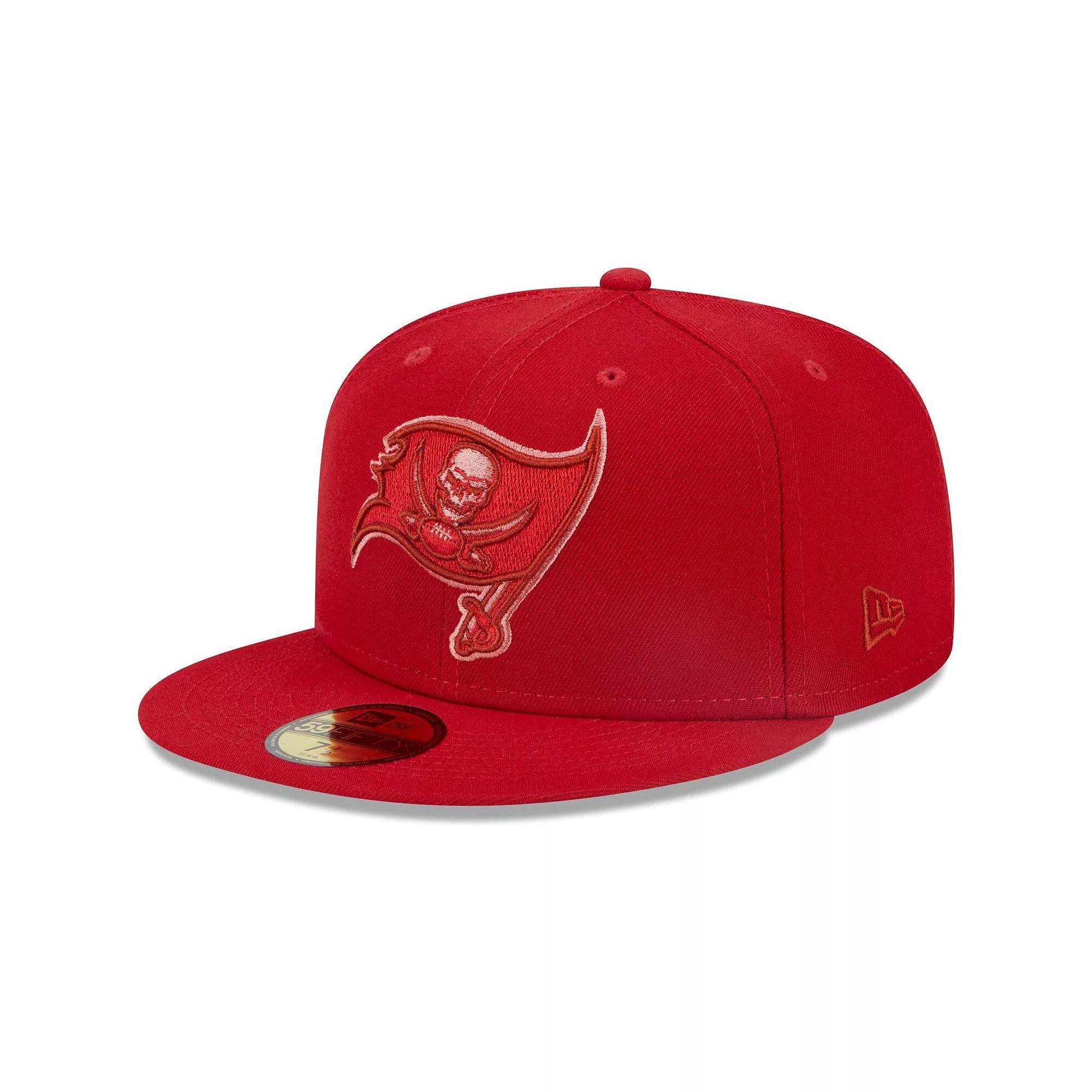 Men's New Era Red Tampa Bay Buccaneers Monocamo 59FIFTY Fitted Hat, Size: 8 Product Image
