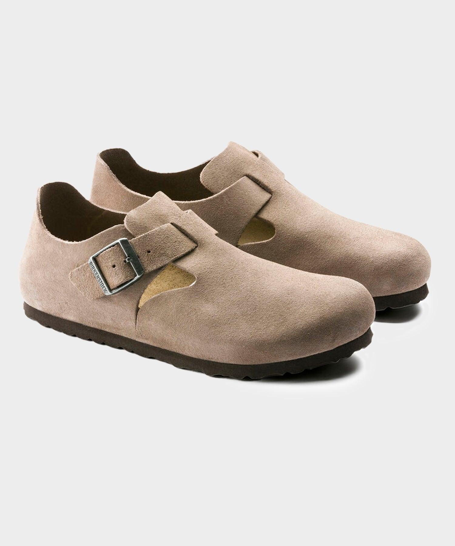 Birkenstock London in Taupe Suede Product Image