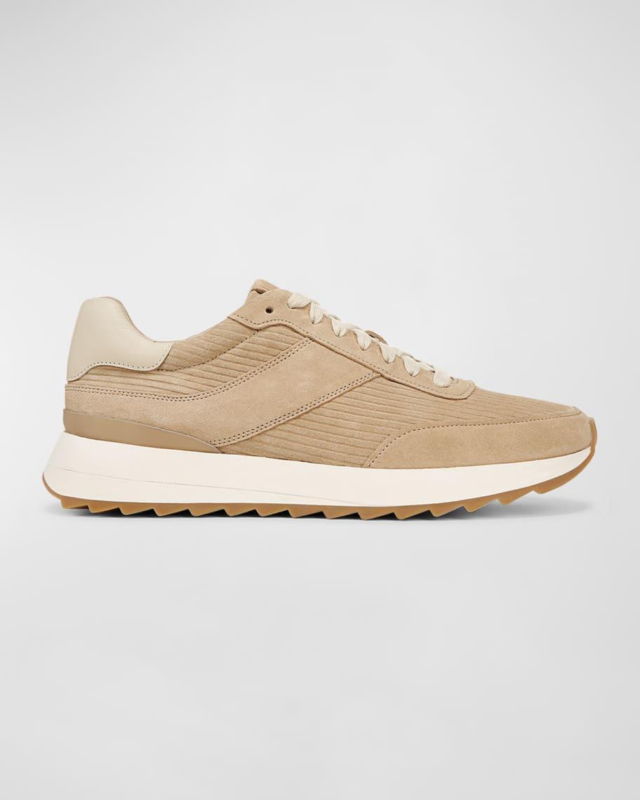Vince Mens Edric Corduroy Suede Oxford Sneakers Product Image