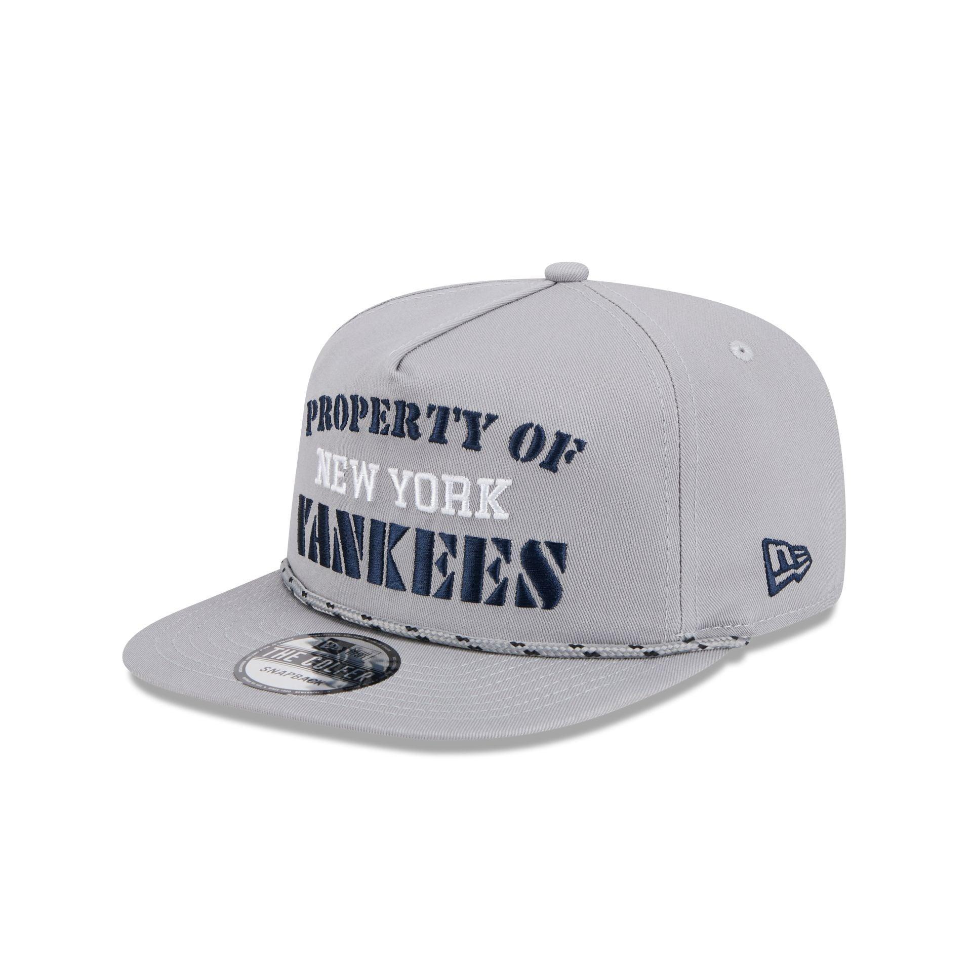 New York Yankees Vintage Gray Rope Golfer Hat Male Product Image
