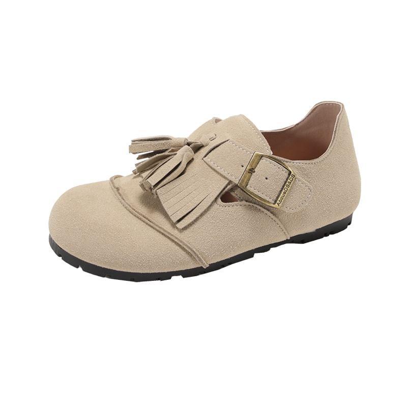 Plain Fringe Tassel Loafers Product Image