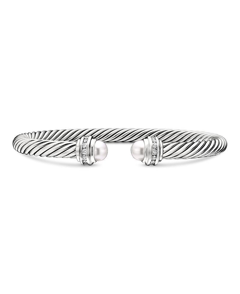 David Yurman Cable Classics Bracelet with Black Onyx & Diamonds Product Image