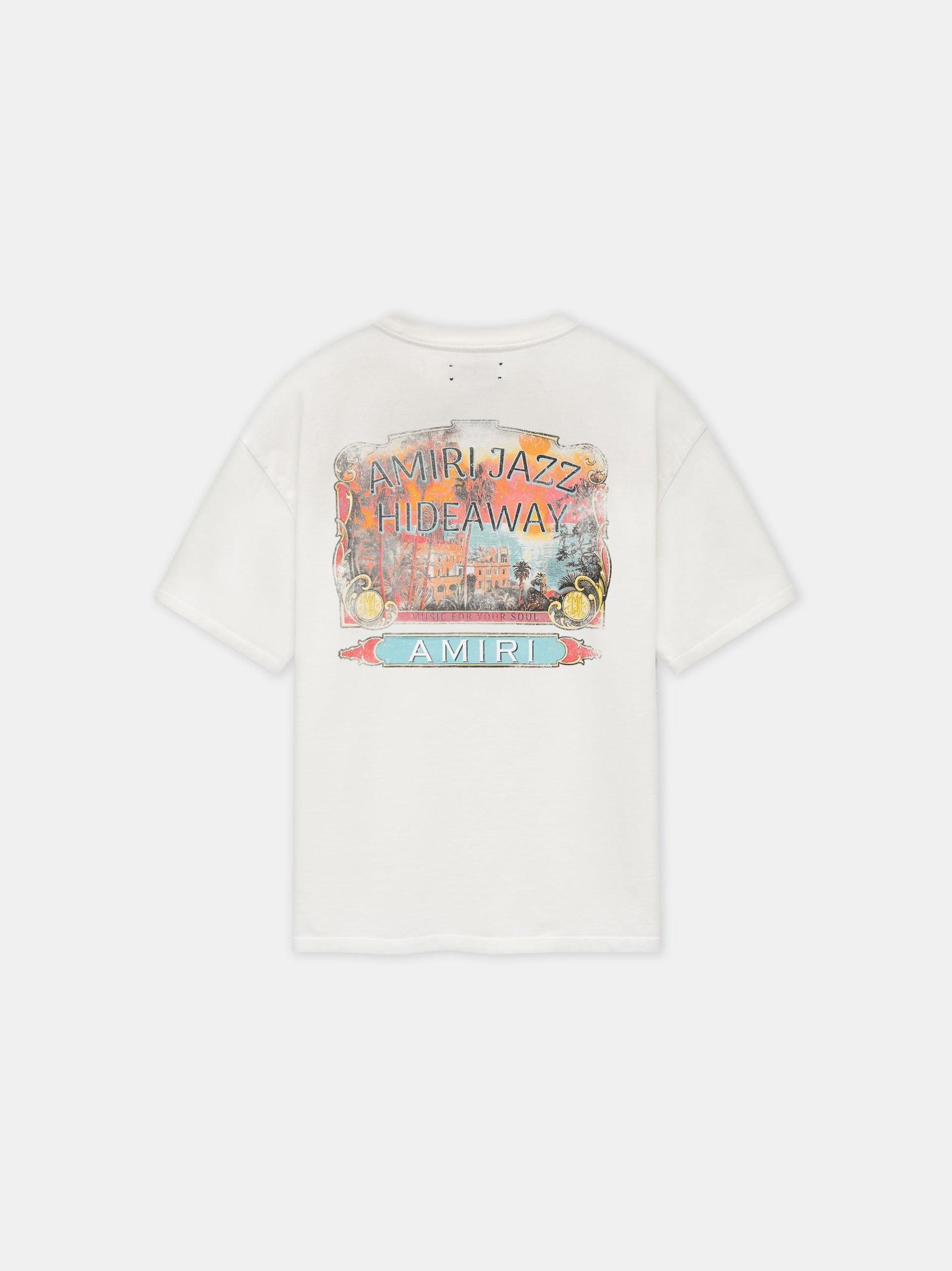 AMIRI JAZZ HIDEAWAY TEE - Ivory Male Product Image