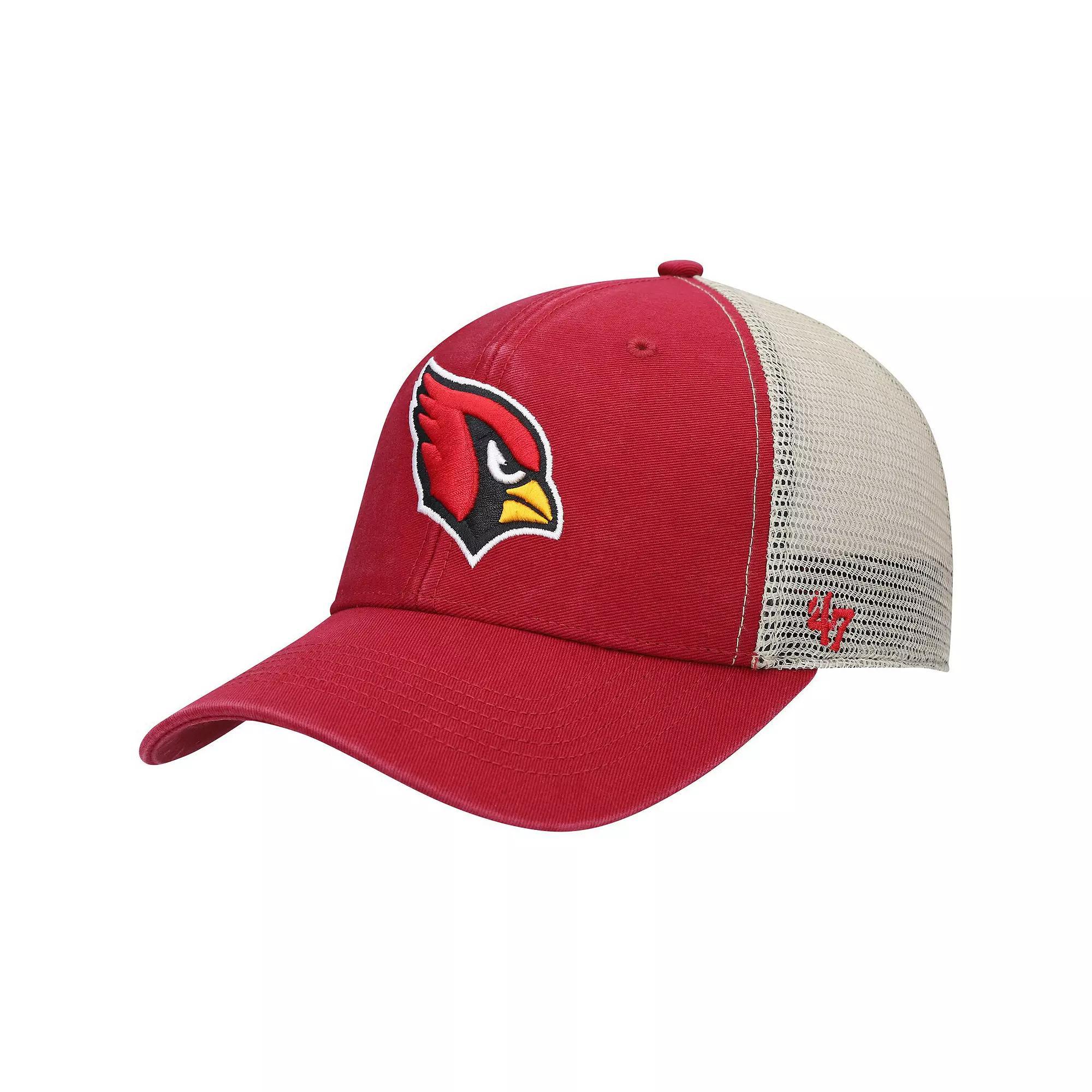 Men's '47 Cardinal Arizona Cardinals Flagship MVP Snapback Hat, Red Product Image