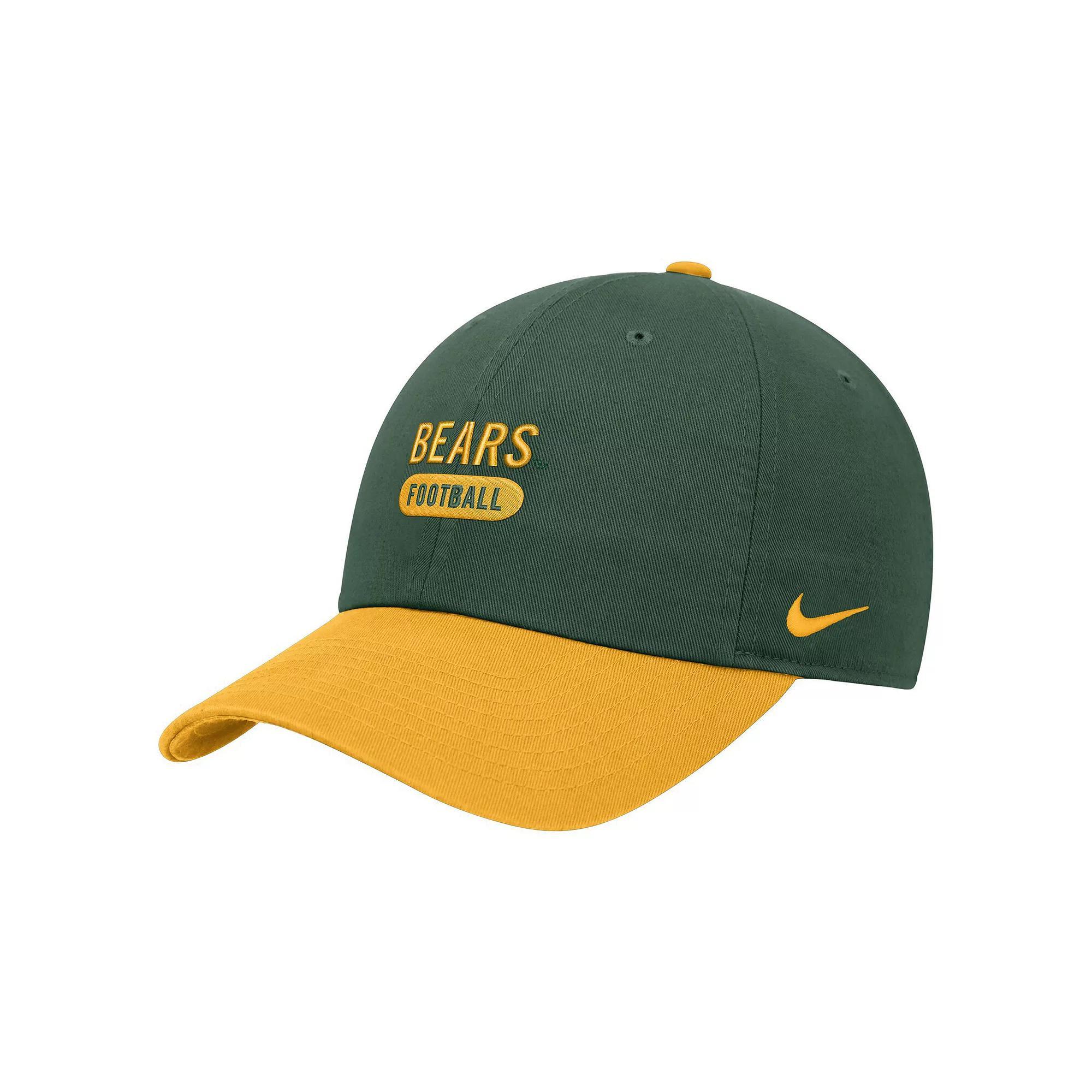 Mens Nike Green Baylor Bears Colorblock Club Adjustable Hat Product Image