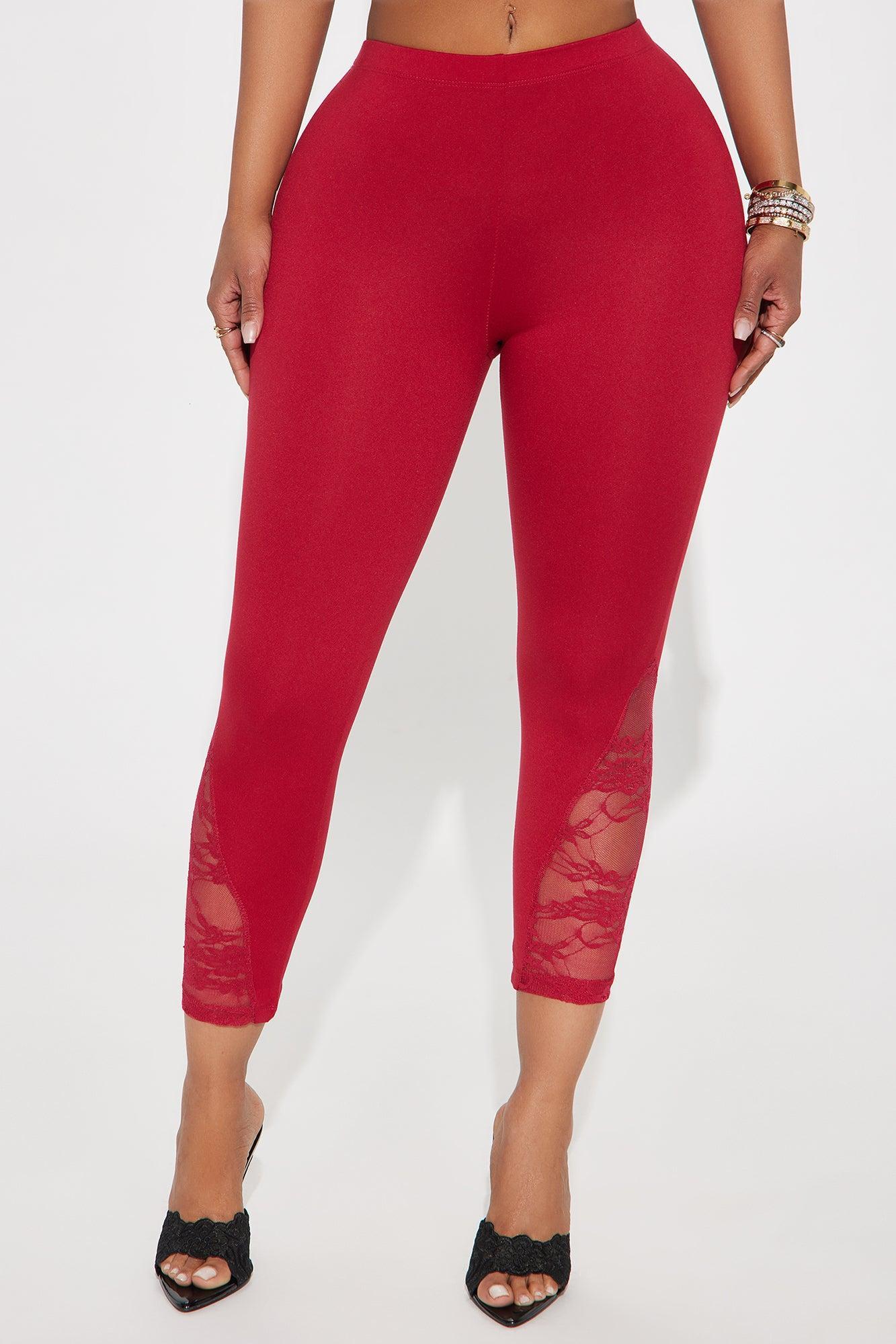 Told You So Capri Legging - Red Product Image