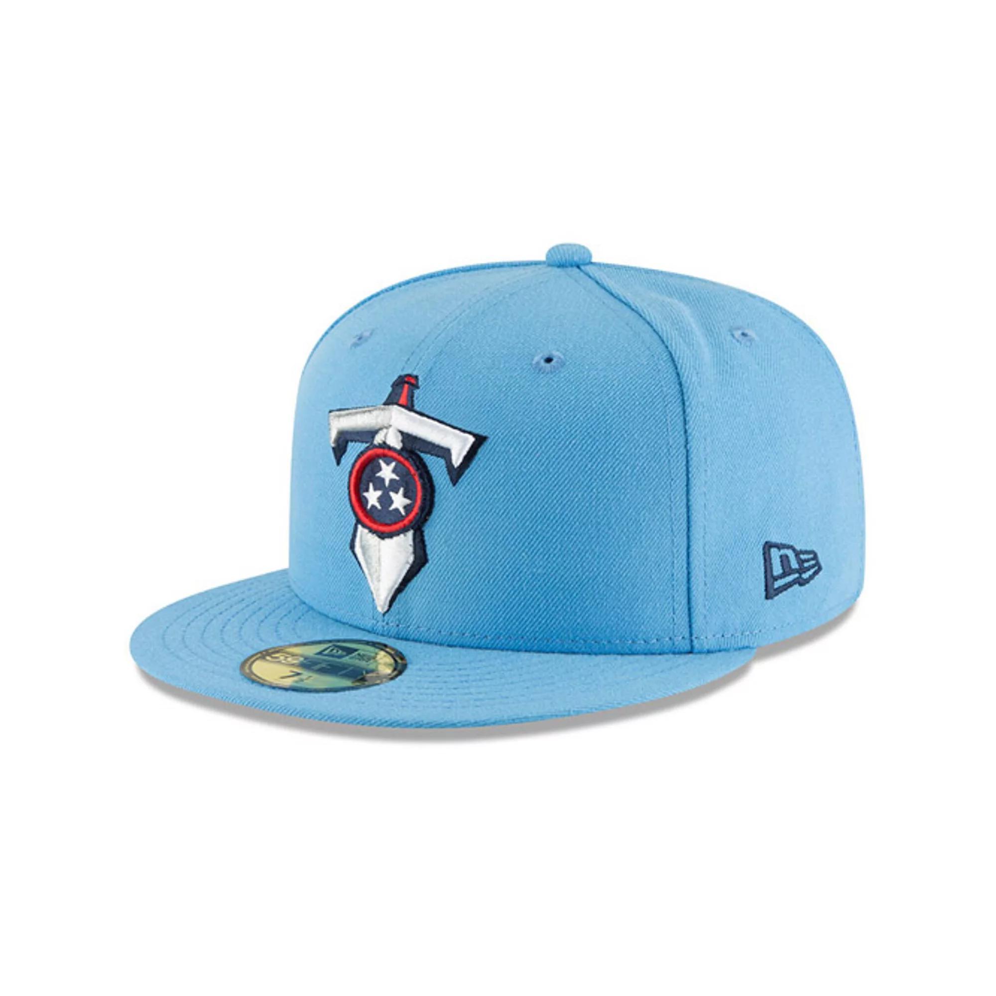 Men's New Era Light Blue Tennessee Titans Omaha 59FIFTY Fitted Hat, Size: 7 1/4 Product Image