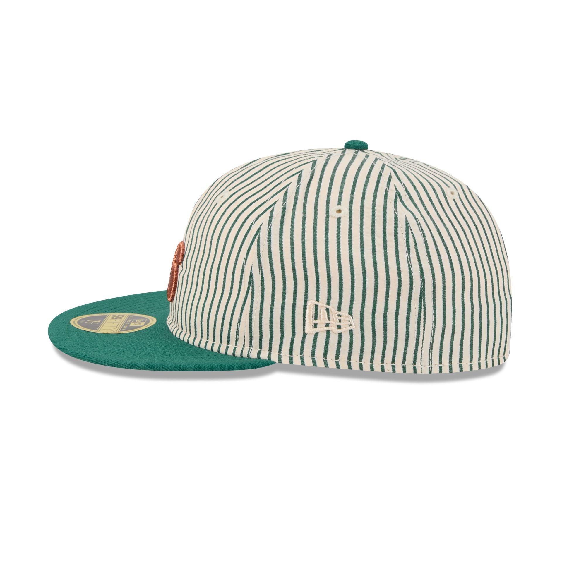 Just Caps Seersucker Philadelphia 76ers Retro Crown 59FIFTY Fitted Hat Male Product Image