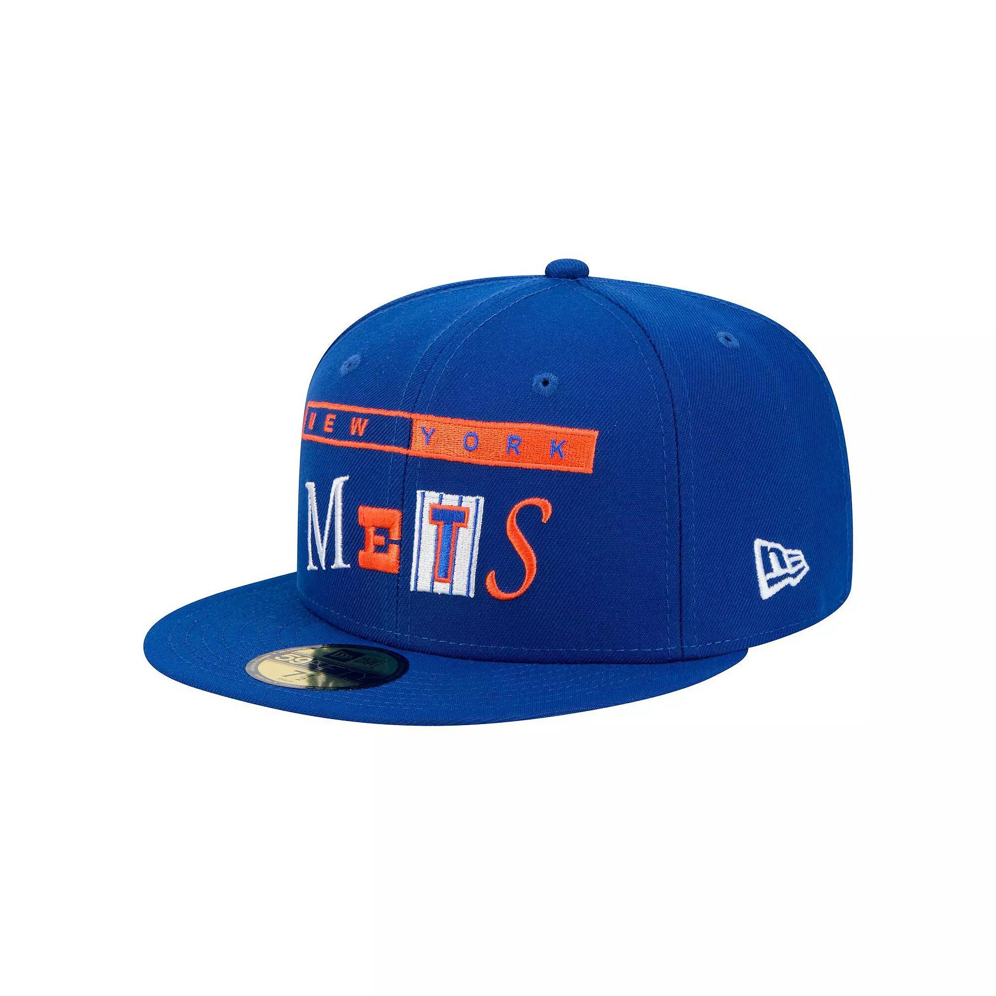 Men's New Era Royal New York Mets Ransom 59FIFTY Fitted Hat, Size: 7 7/8, Blue Product Image