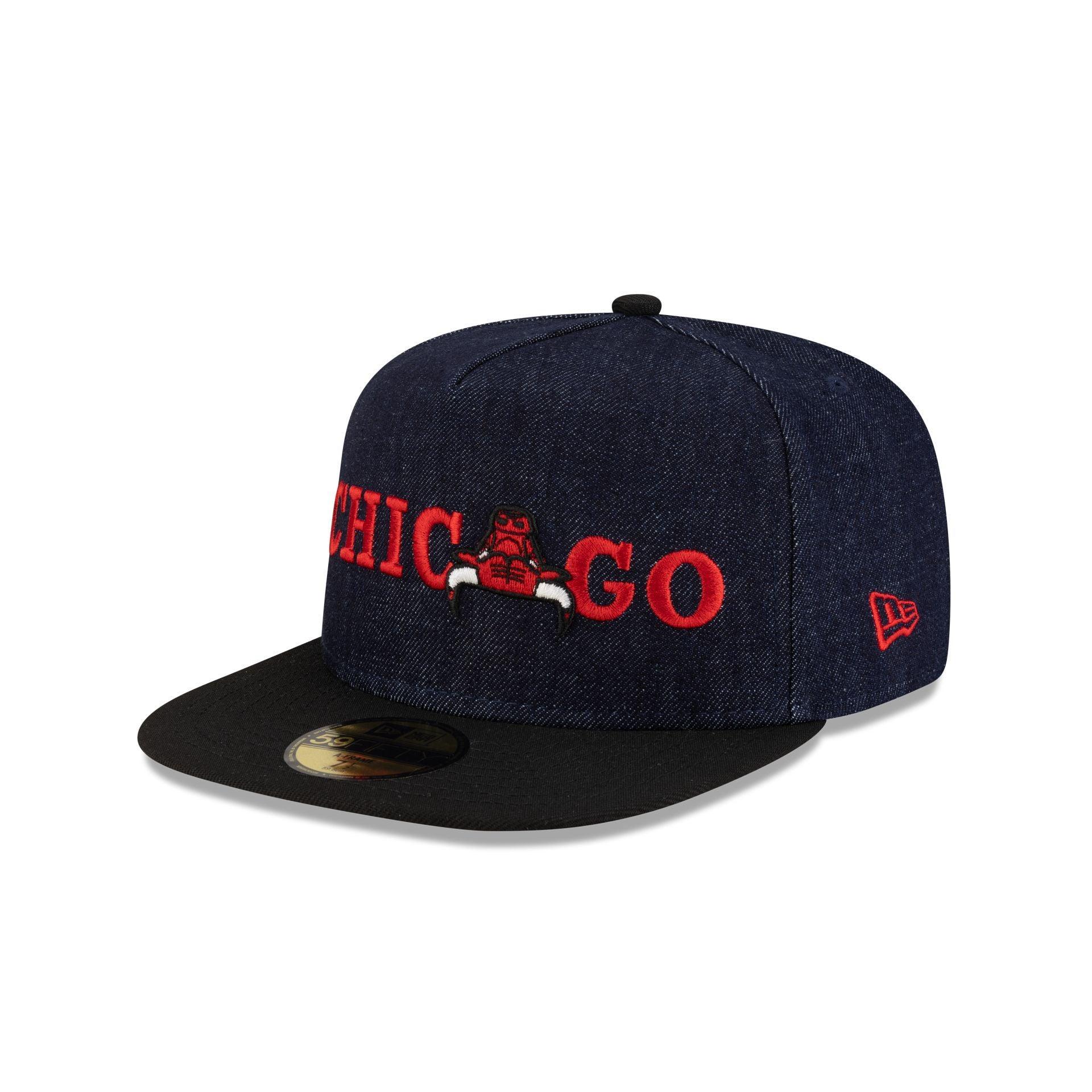 Golden State Warriors Navy Denim 59FIFTY A-Frame Fitted Hat Male Product Image