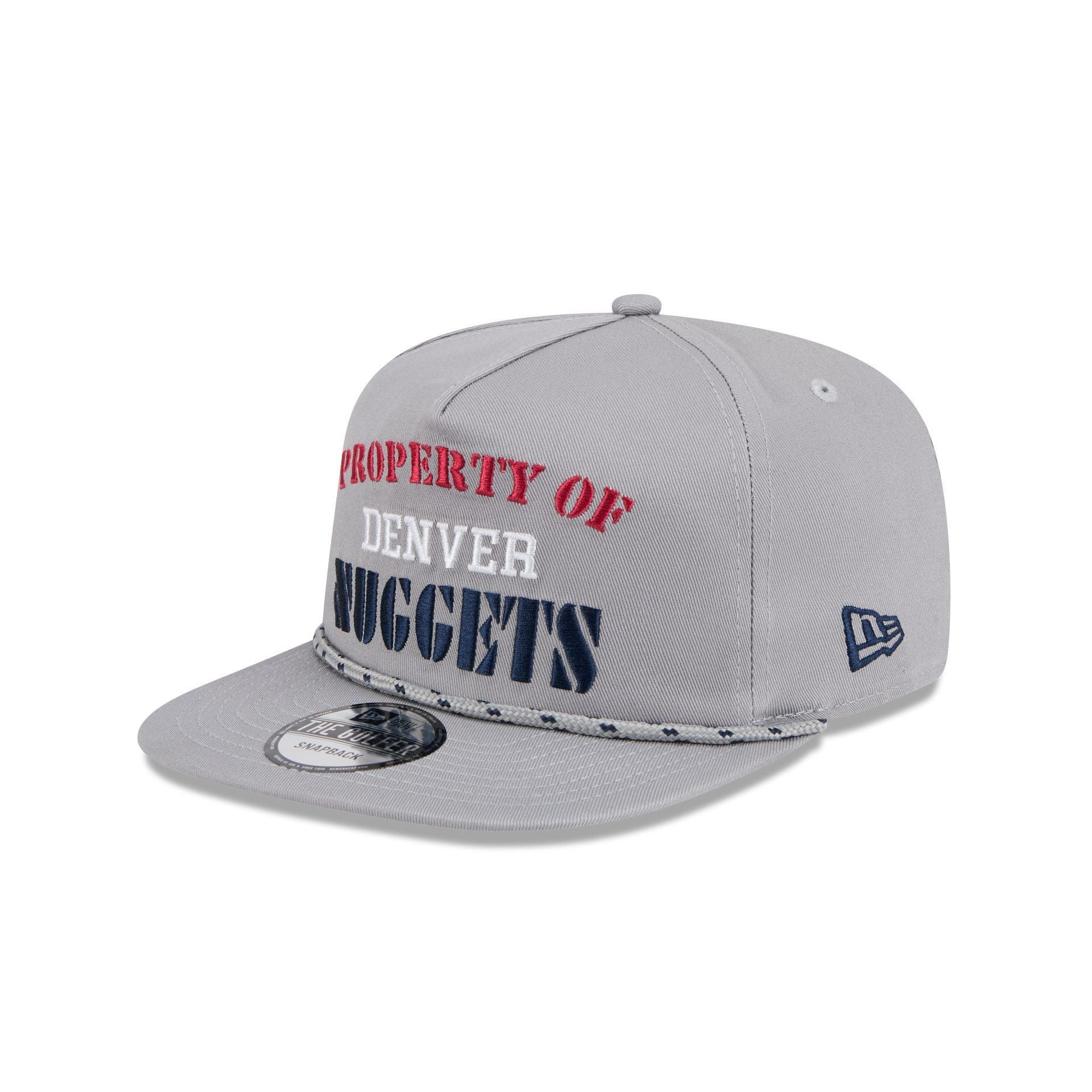 Denver Nuggets Vintage Gray Rope Golfer Hat Male Product Image