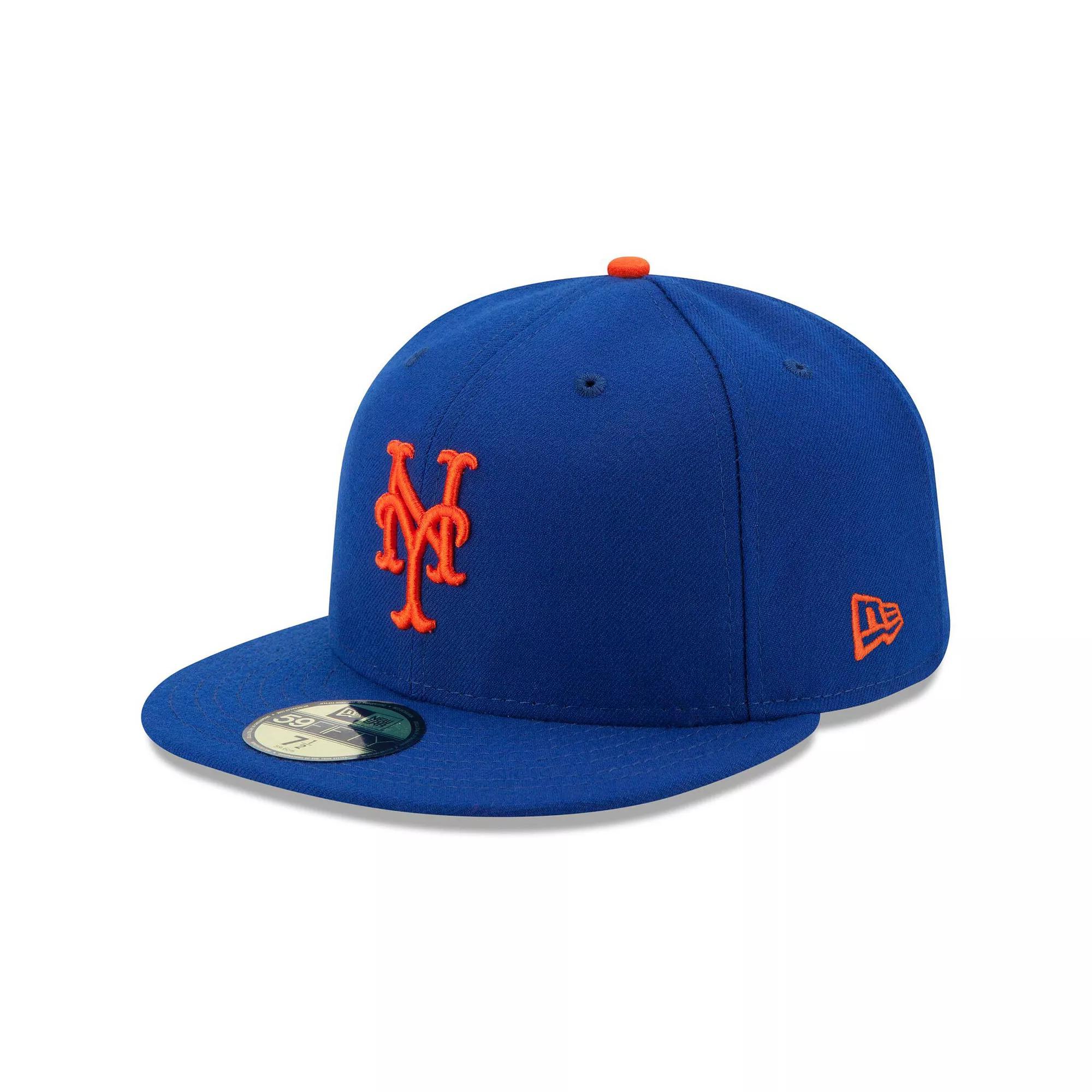 Men's New Era Royal New York Mets Authentic Collection On Field 59FIFTY Fitted Hat, Size: 7 1/2, Blue Product Image