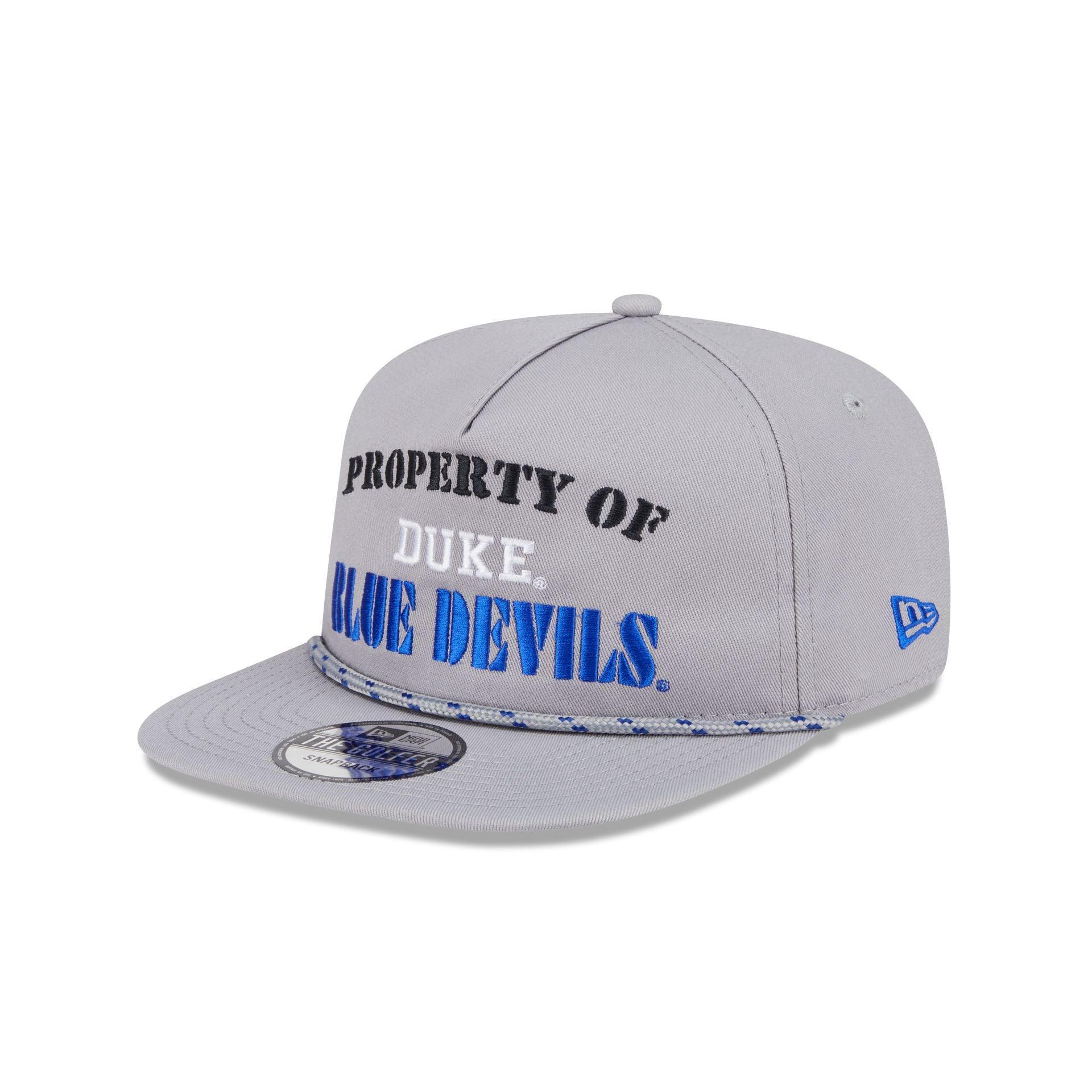 Duke Blue Devils Vintage Gray Rope Golfer Hat Male Product Image