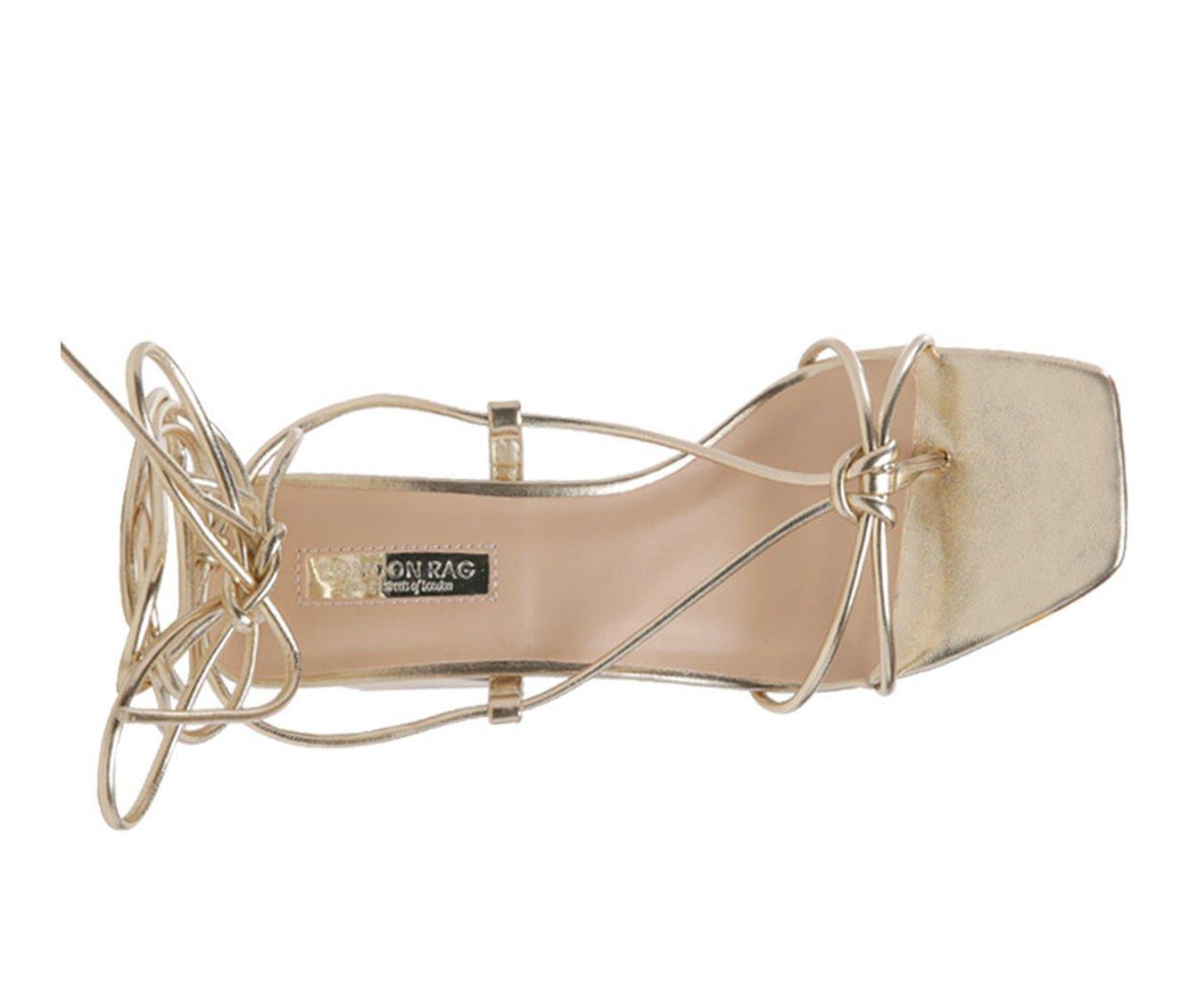 Women's London Rag Spruce Dessert Block Heel Dress Sandals Product Image