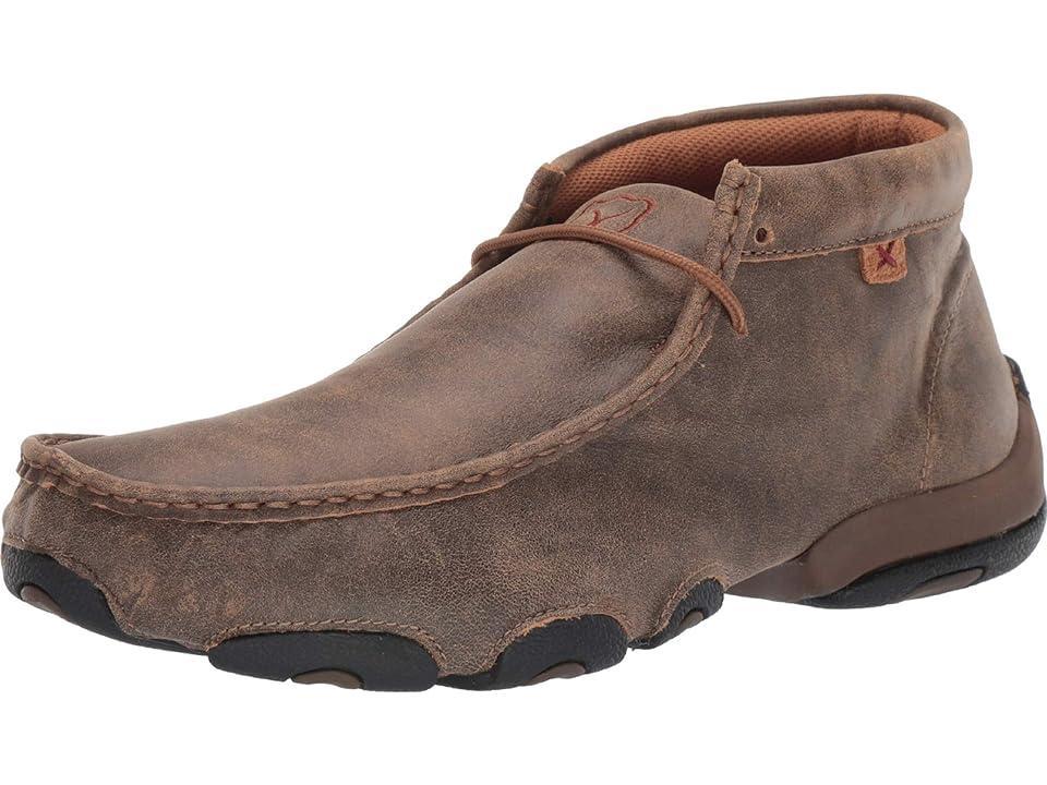 Twisted X Mens Driving Leather Moccasin Lace Up Product Image